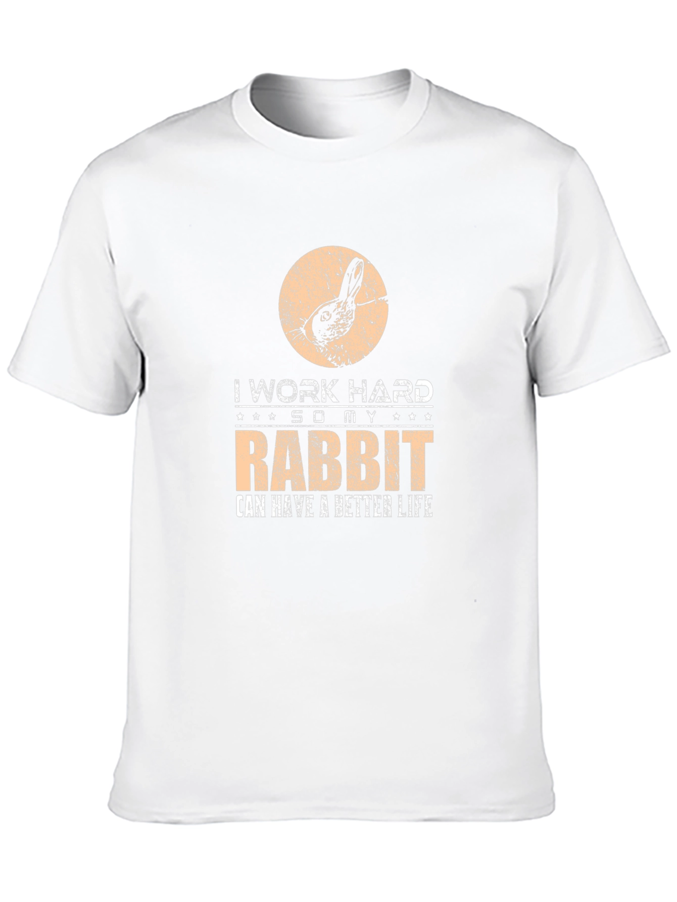 Black Rabbit Lover T-Shirt - I Work Hard So My Rabbit Can Have A Better Life view 10