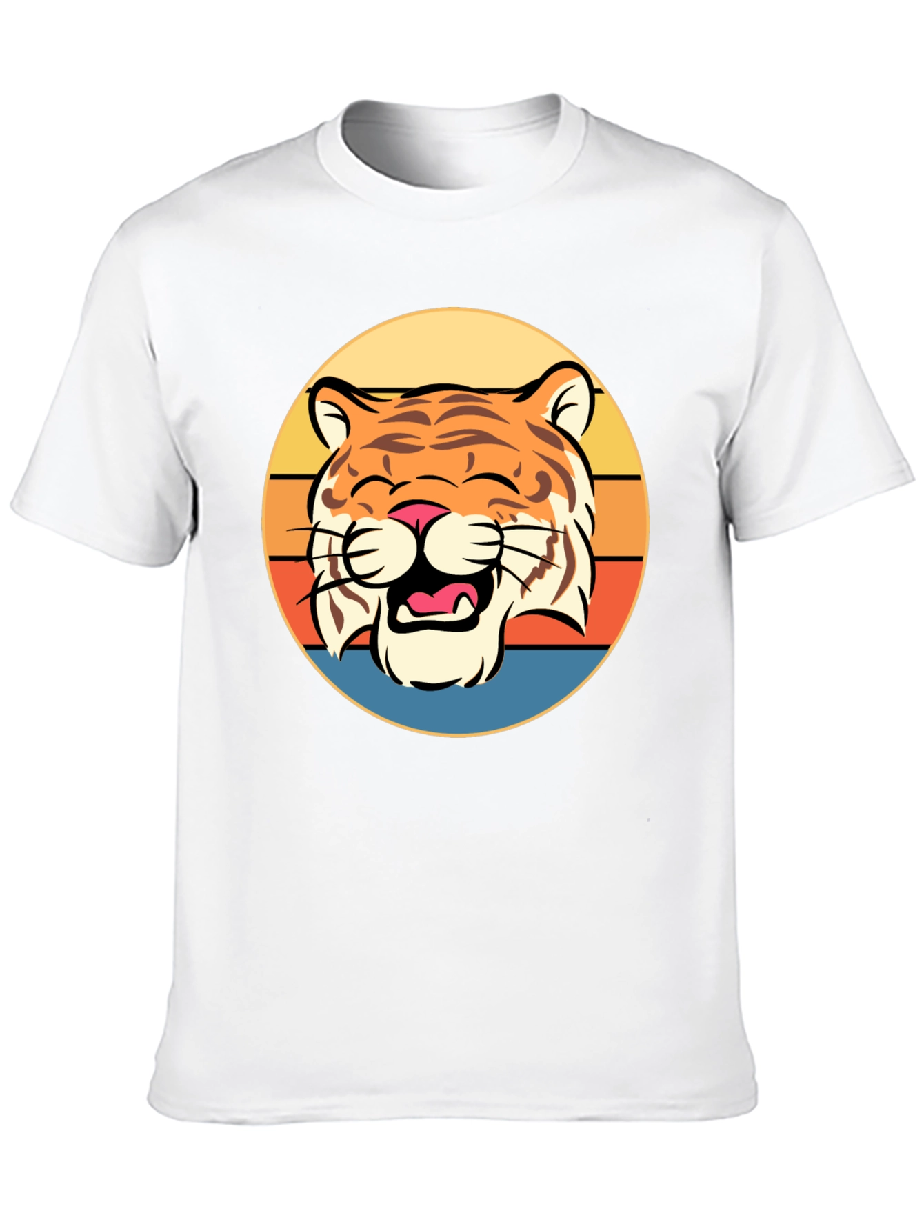 Black Tiger Retro Graphic Tee view 10