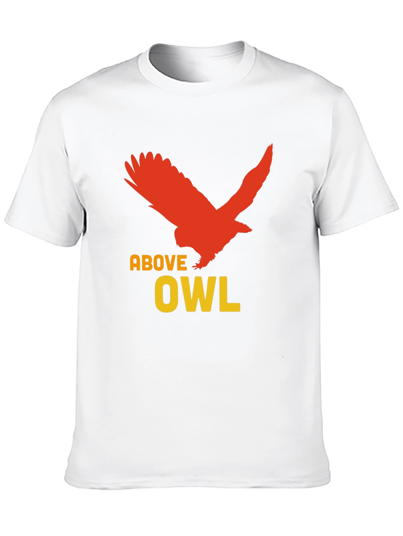 Black Above Owl Graphic Tee - Unique Bird Design view 10