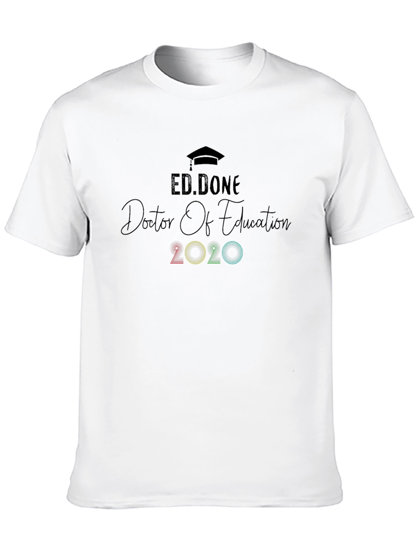Black Ed.Done Doctor of Education Graduation T-Shirt view 10