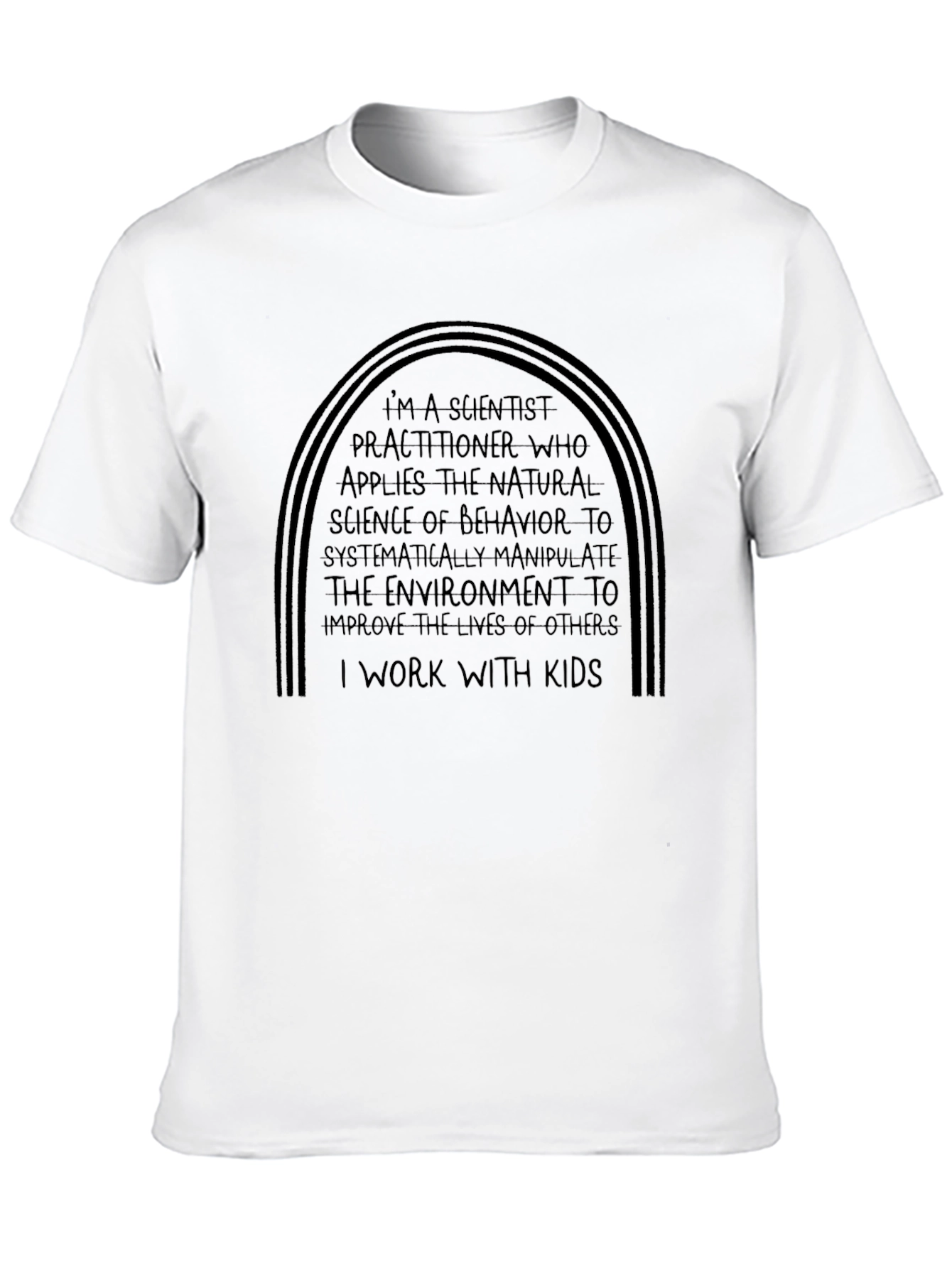 Black Scientist Practitioner Black T-Shirt view 10