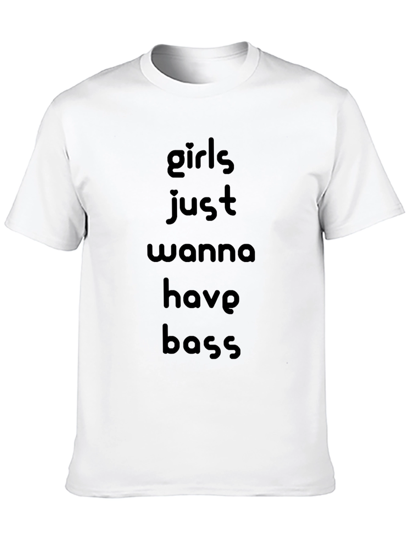 Black Girls Just Wanna Have Bass T-Shirt - Black view 10