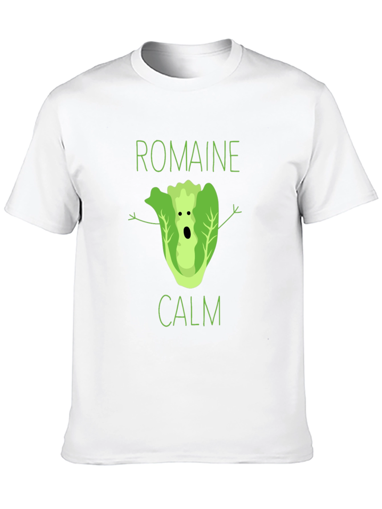 Black Romaine Calm Graphic T-Shirt - Unisex Novelty Tee view 10