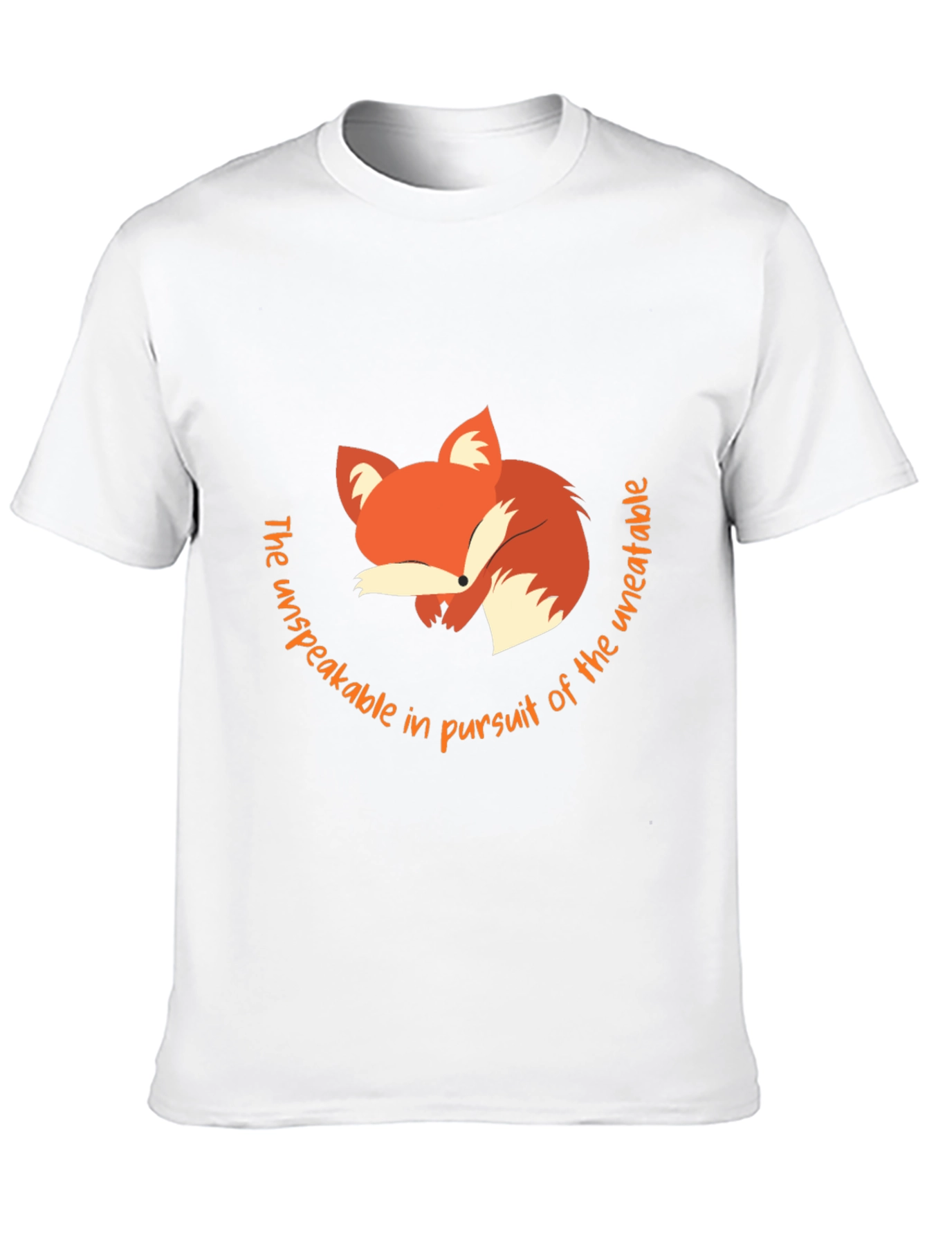 Black Fox Graphic Tee -  Unspeakable Pursuit T-Shirt view 10