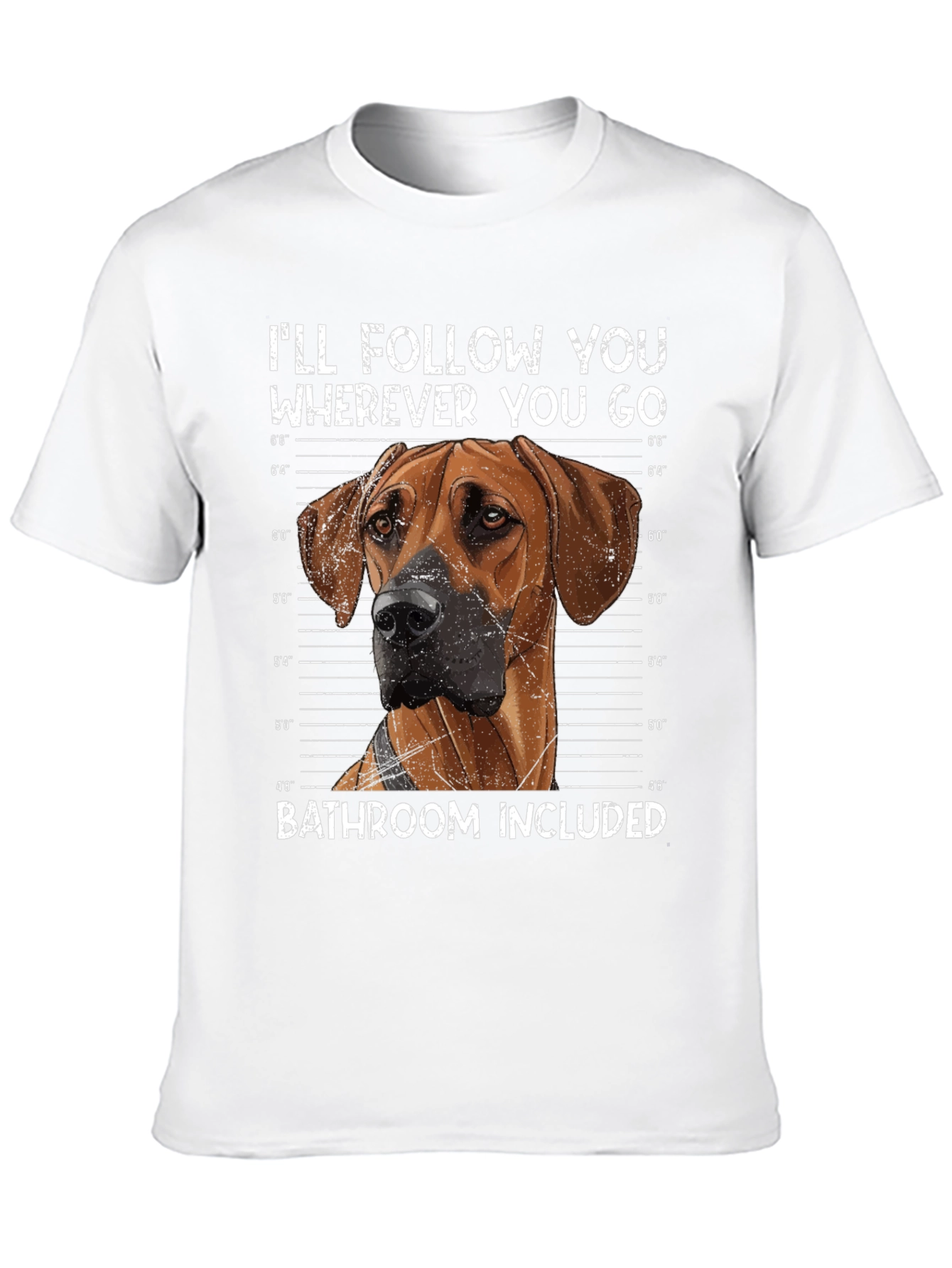 Black Dog Lover T-Shirt - I'll Follow You view 10