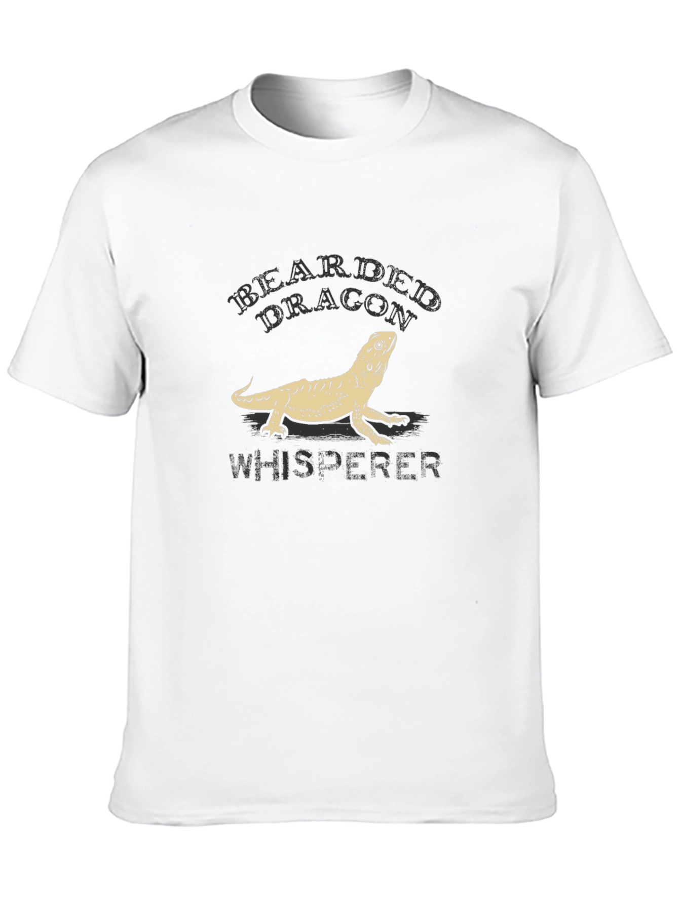 Black Bearded Dragon Whisperer Graphic T-Shirt view 10