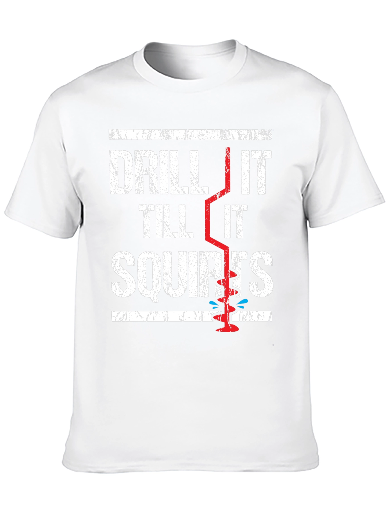 Black Drill It Till It Squirts Graphic T-Shirt view 10