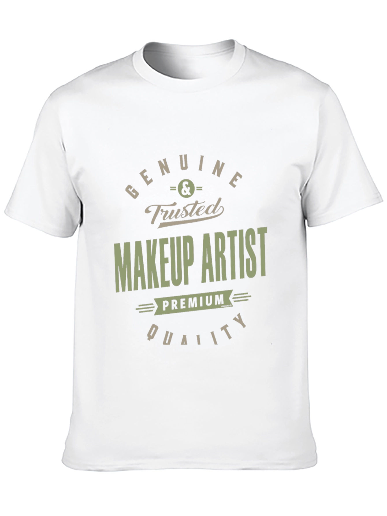 Black Genuine Trusted Makeup Artist Premium Quality T-Shirt view 10