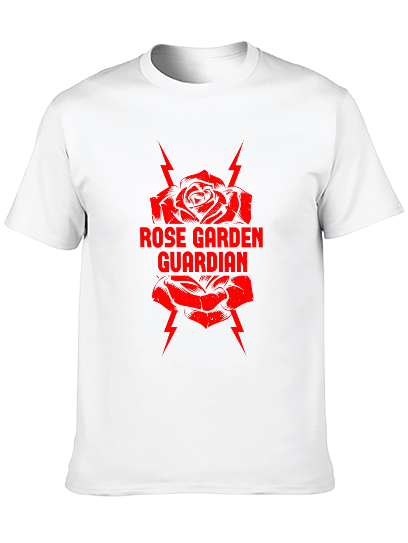 Black Rose Garden Guardian T-Shirt - Black Graphic Tee view 10