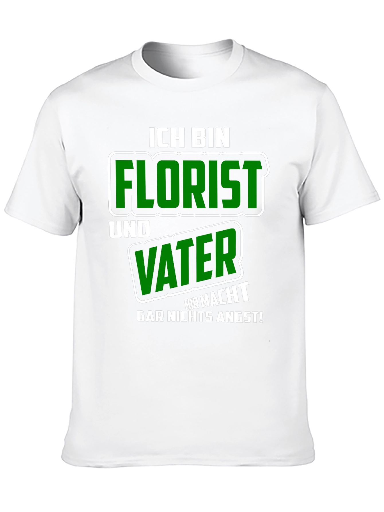 Black Florist Dad T-Shirt - Fearless Father's Day Gift view 10