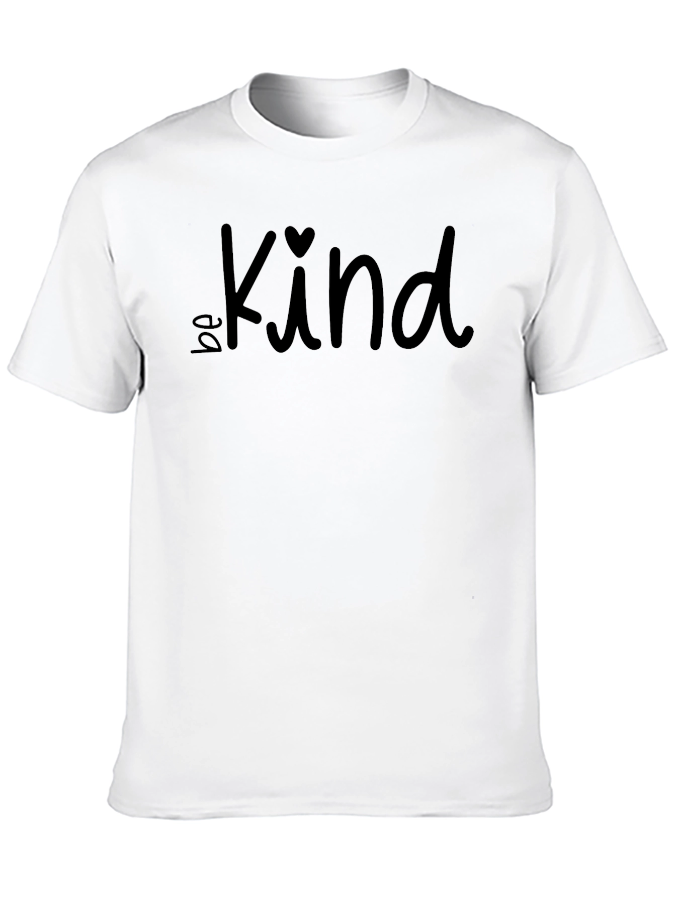 Black Be Kind Graphic Tee - Soft Cotton Blend Shirt view 10