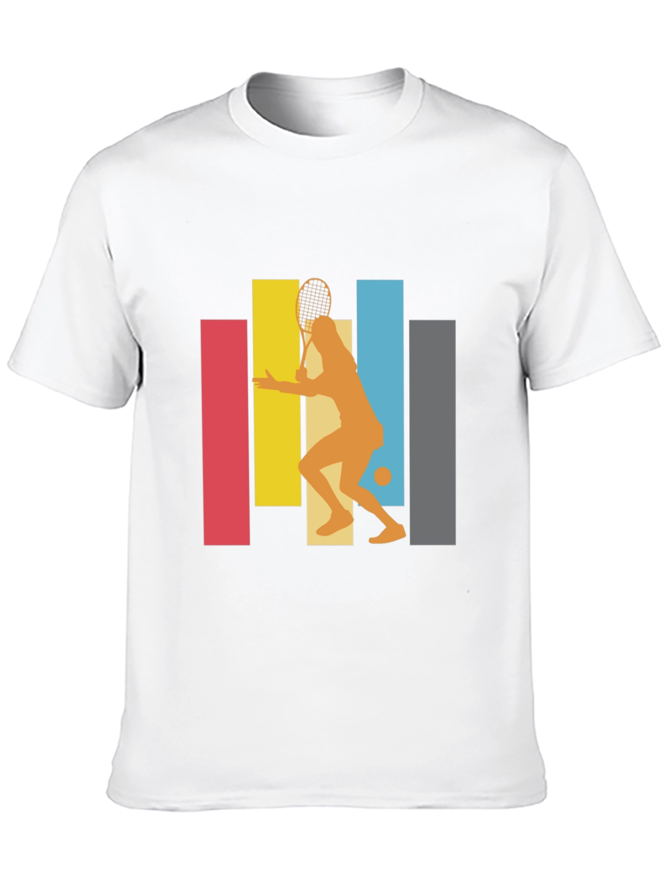 Retro Tennis Player Graphic Tee - Stylish & Unique Design - 10