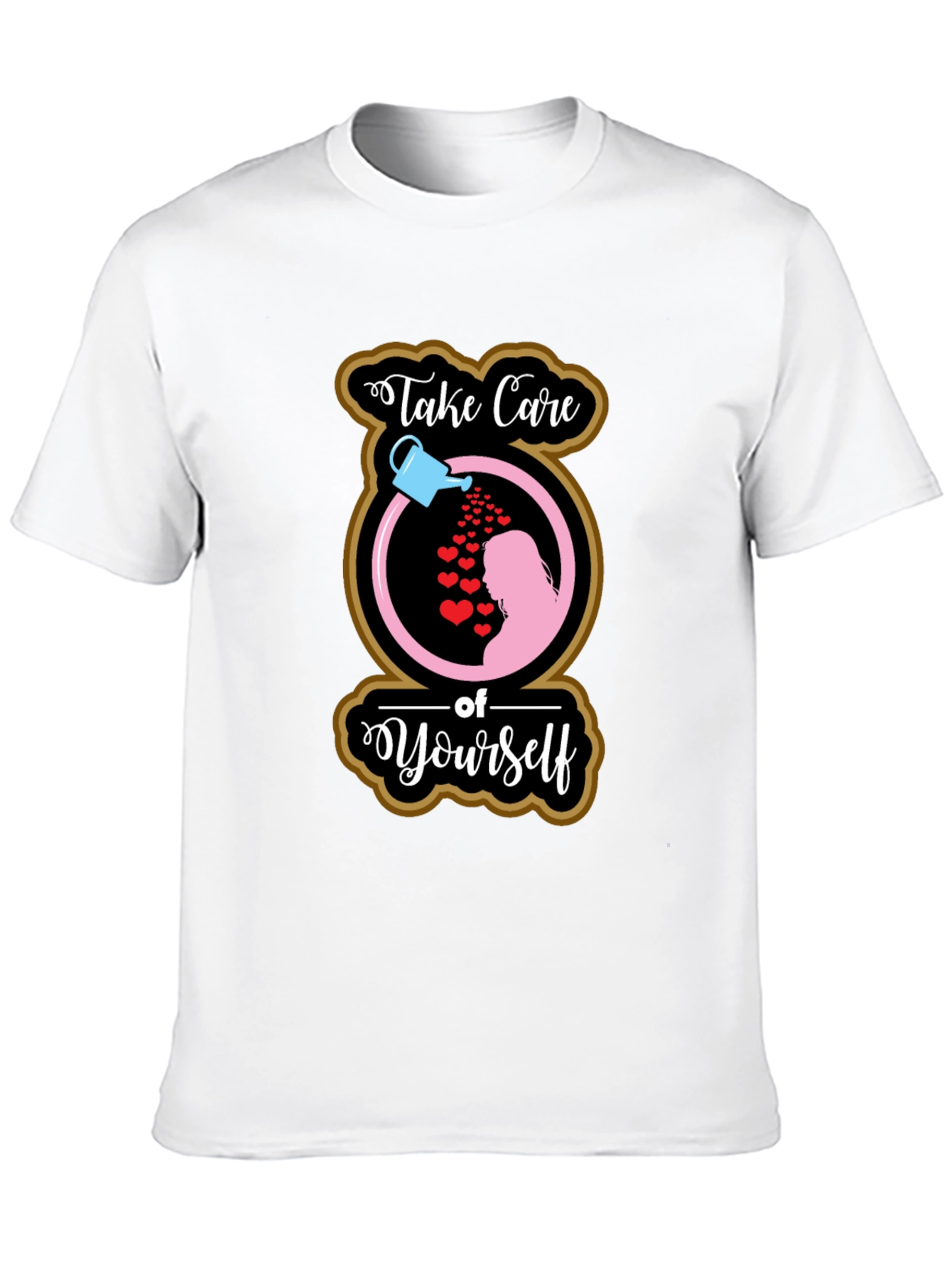 Black Take Care of Yourself Graphic Tee view 10