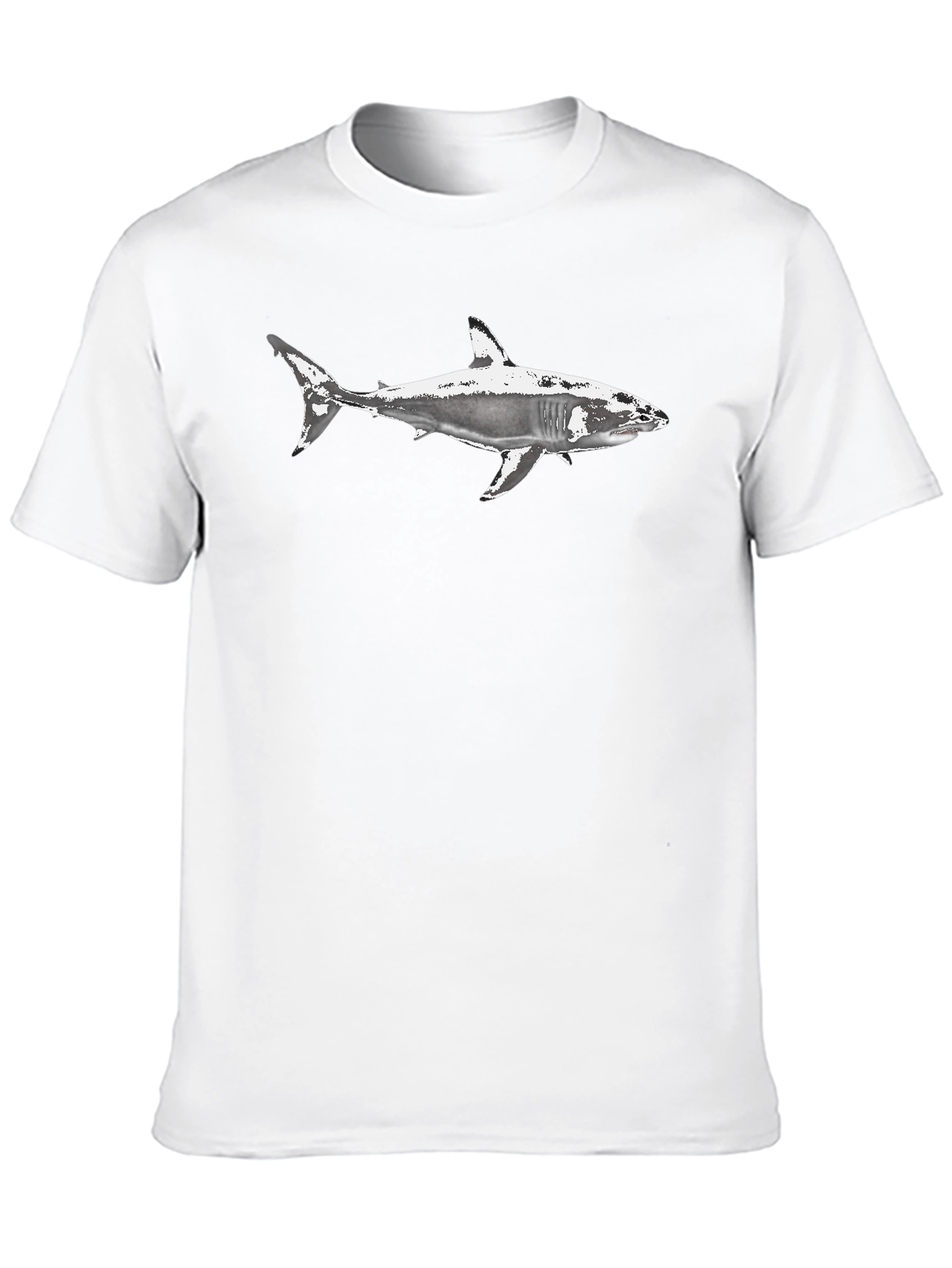 Black Shark Graphic Black T-Shirt view 10