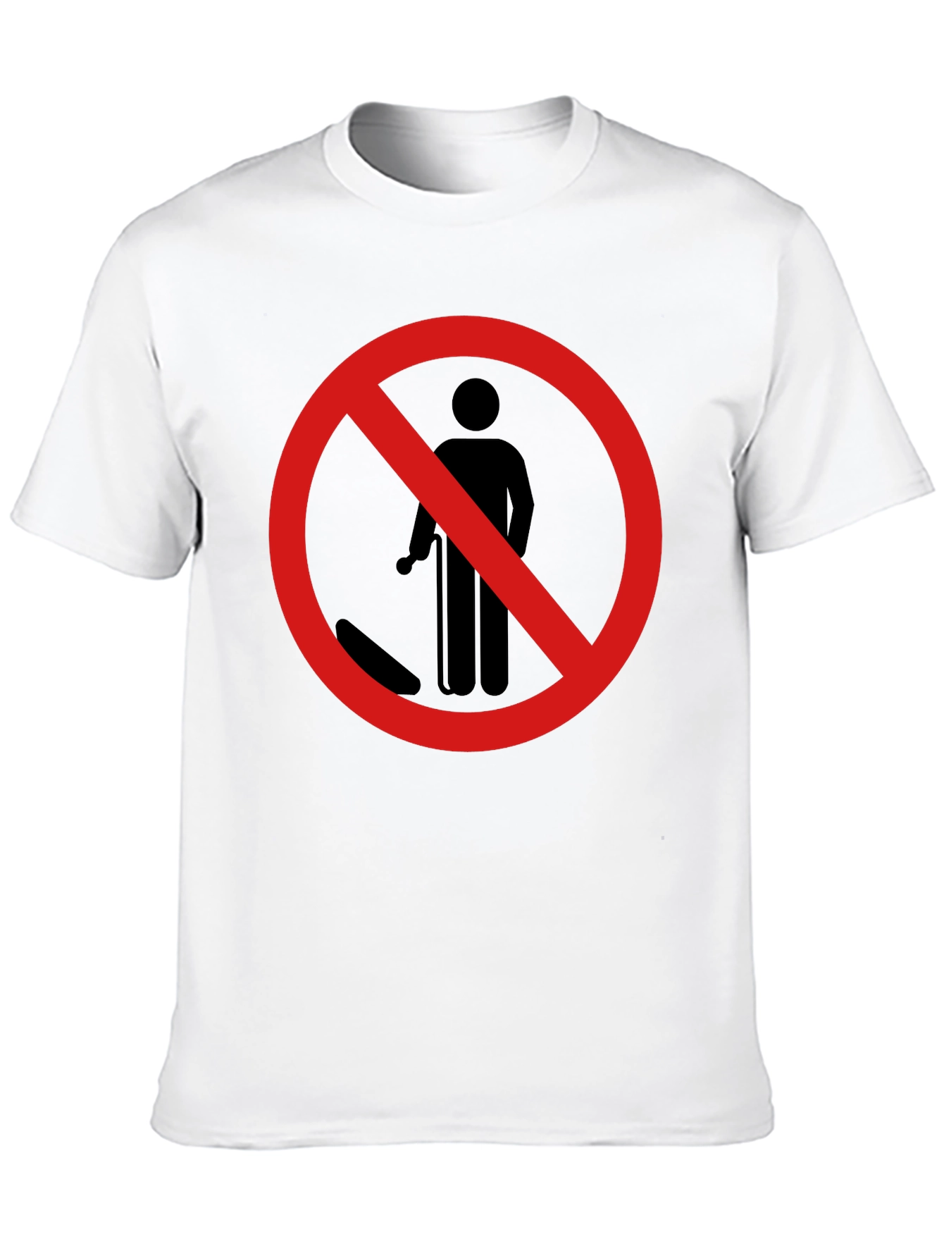 Black No Smoking Graphic Tee - Black Cotton T-Shirt view 10