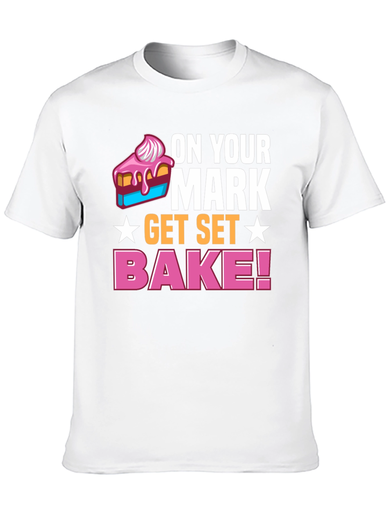 Black On Your Mark Get Set Bake! T-Shirt view 10