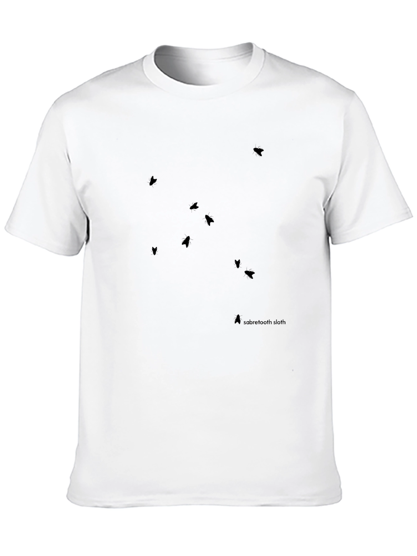 Black Modern Black T-Shirt with Minimalist Graphic Design view 10