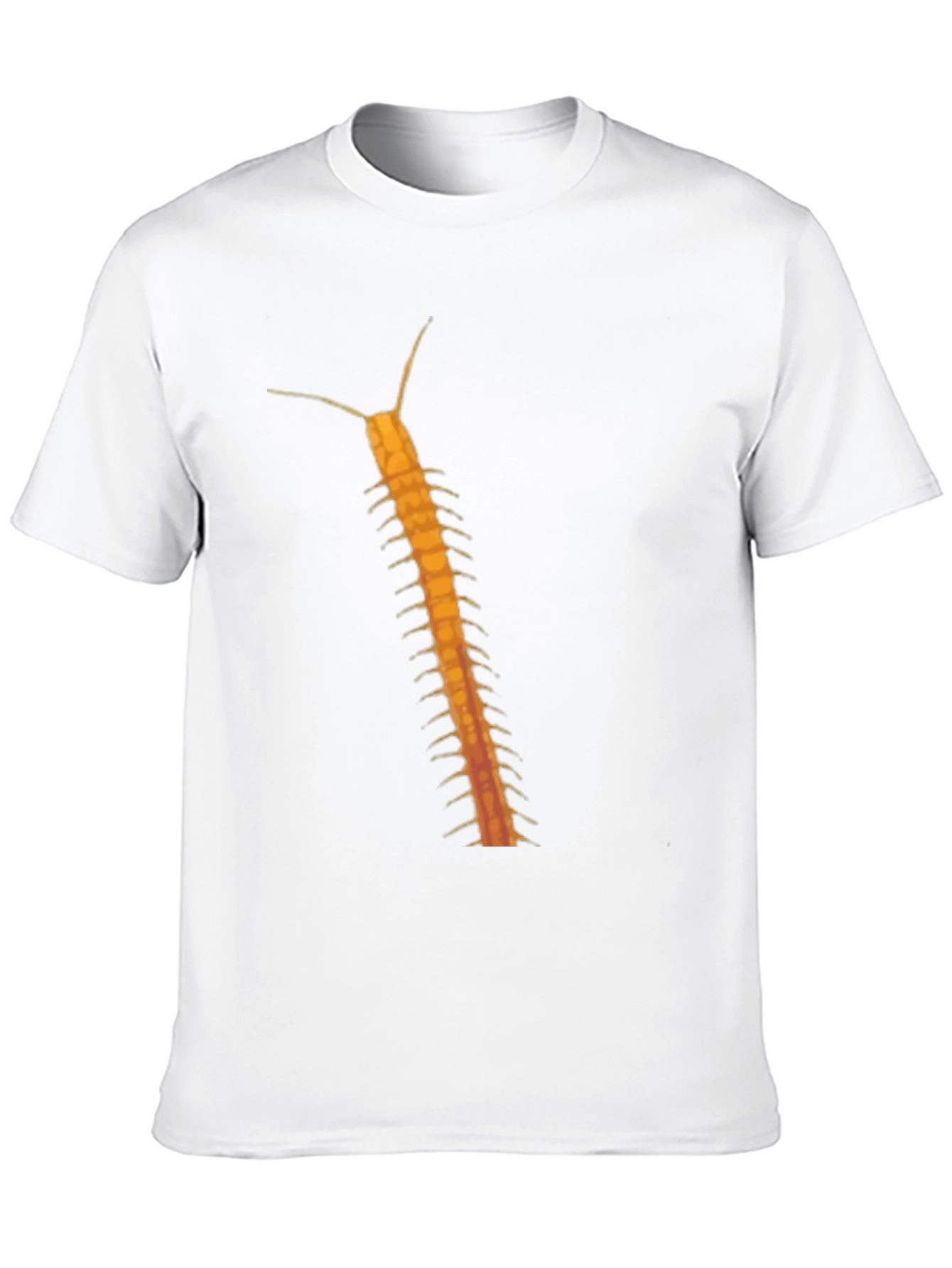 Black Centipede Graphic Tee - Black Cotton T-Shirt view 10