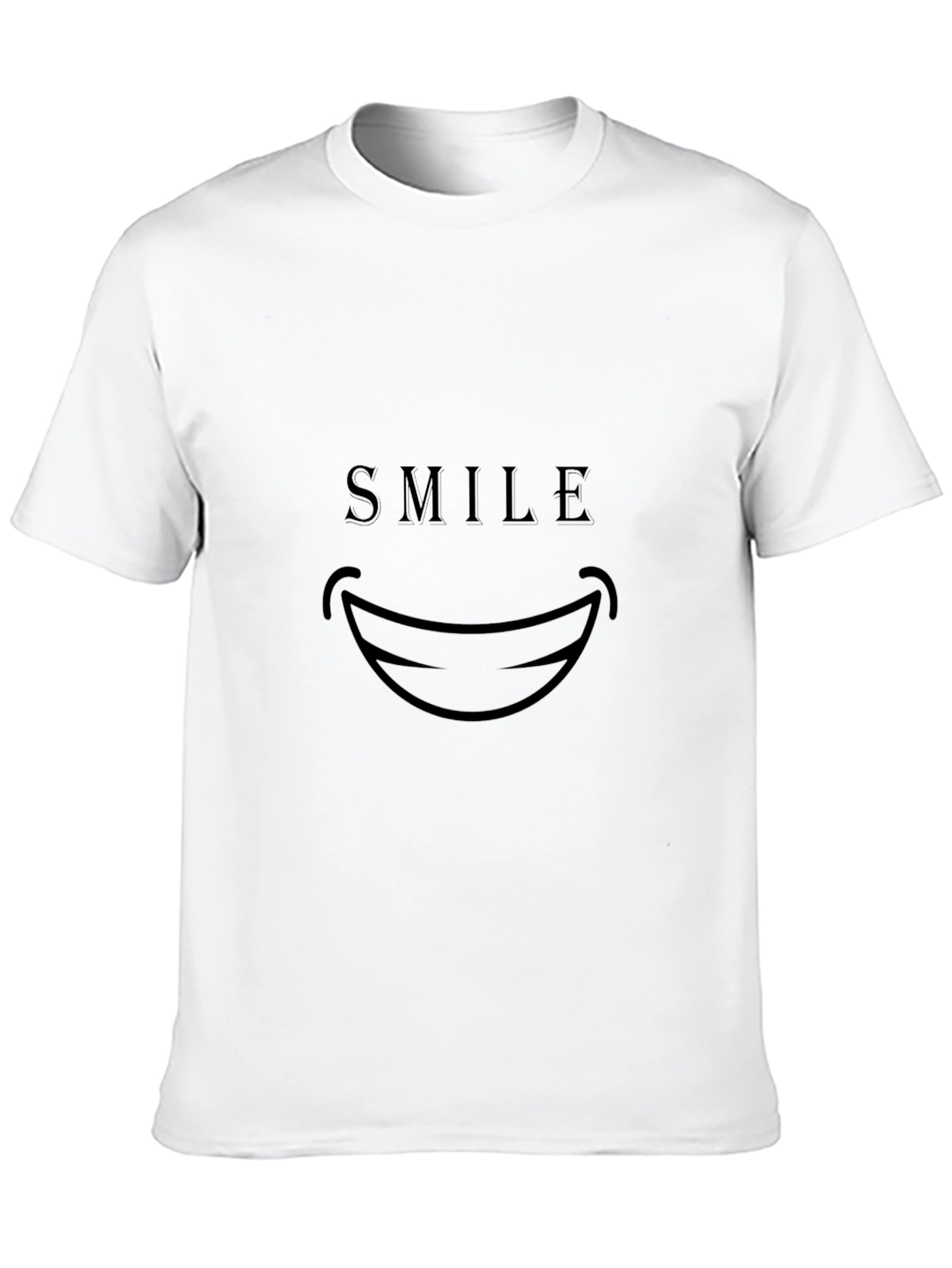 Black Smile Graphic Black T-Shirt view 10