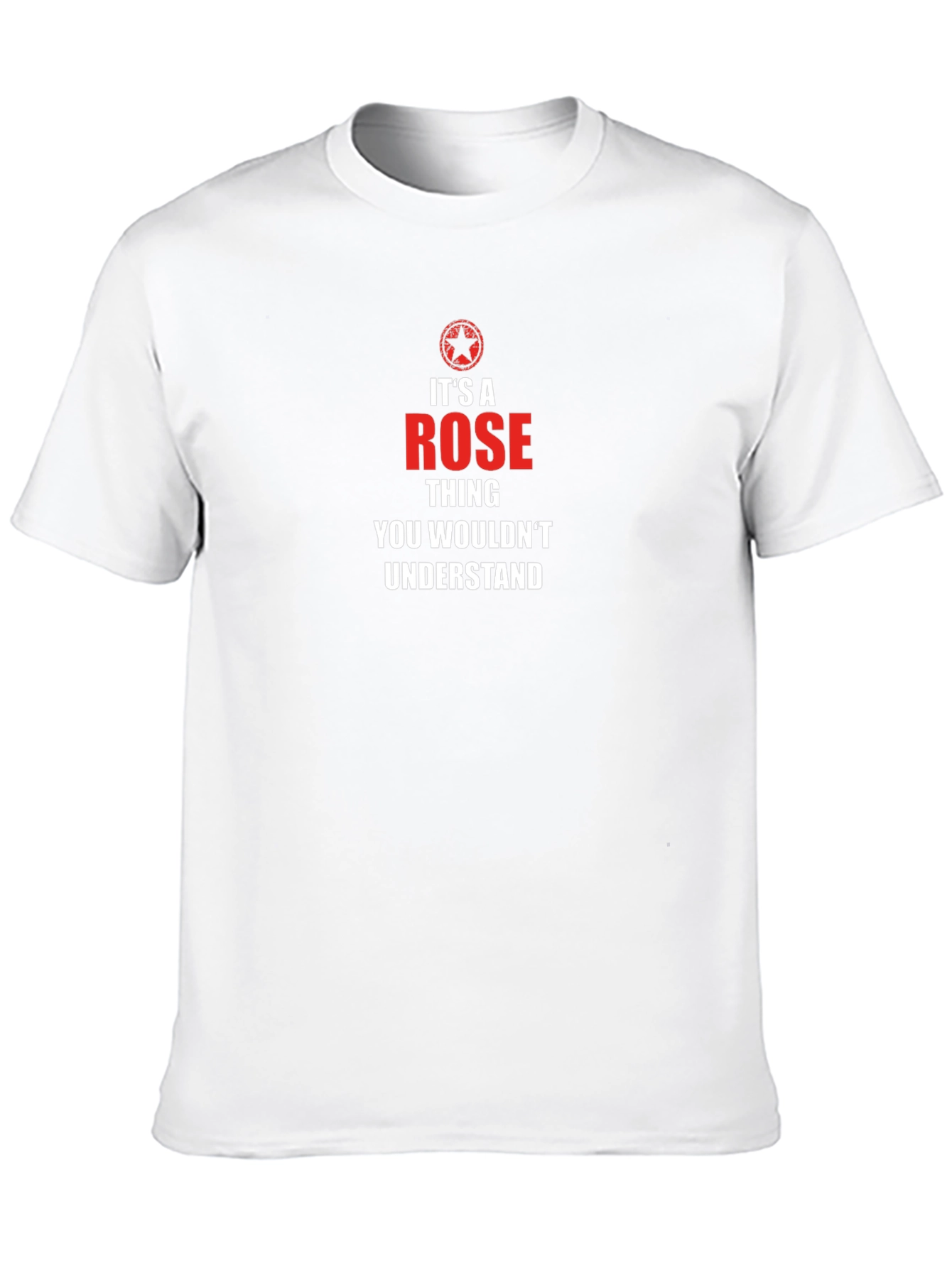 Black It's A Rose Thing T-Shirt - Funny Novelty Tee view 10