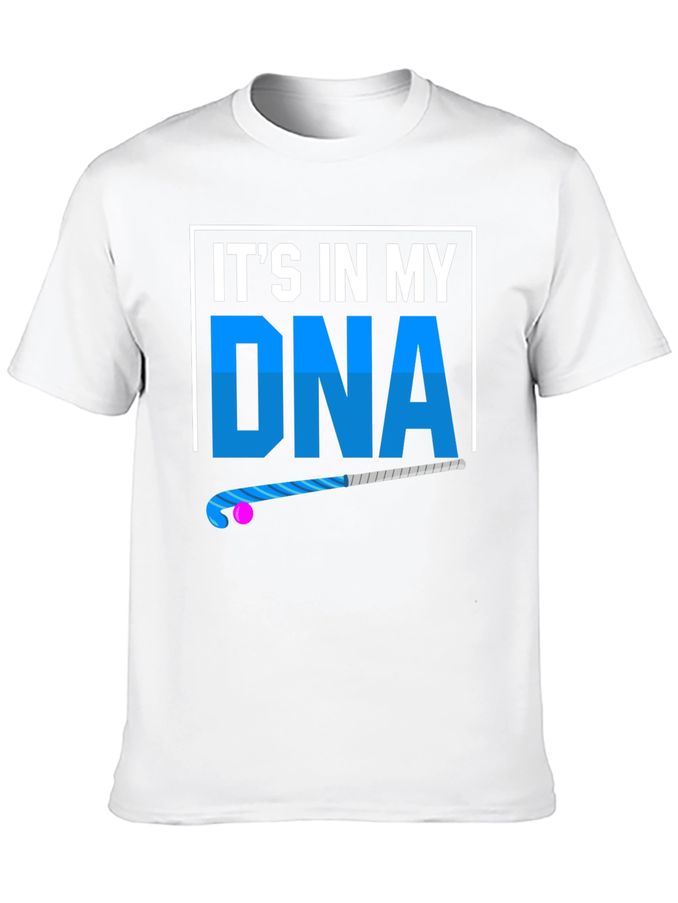 Black It's In My DNA Field Hockey T-Shirt view 10