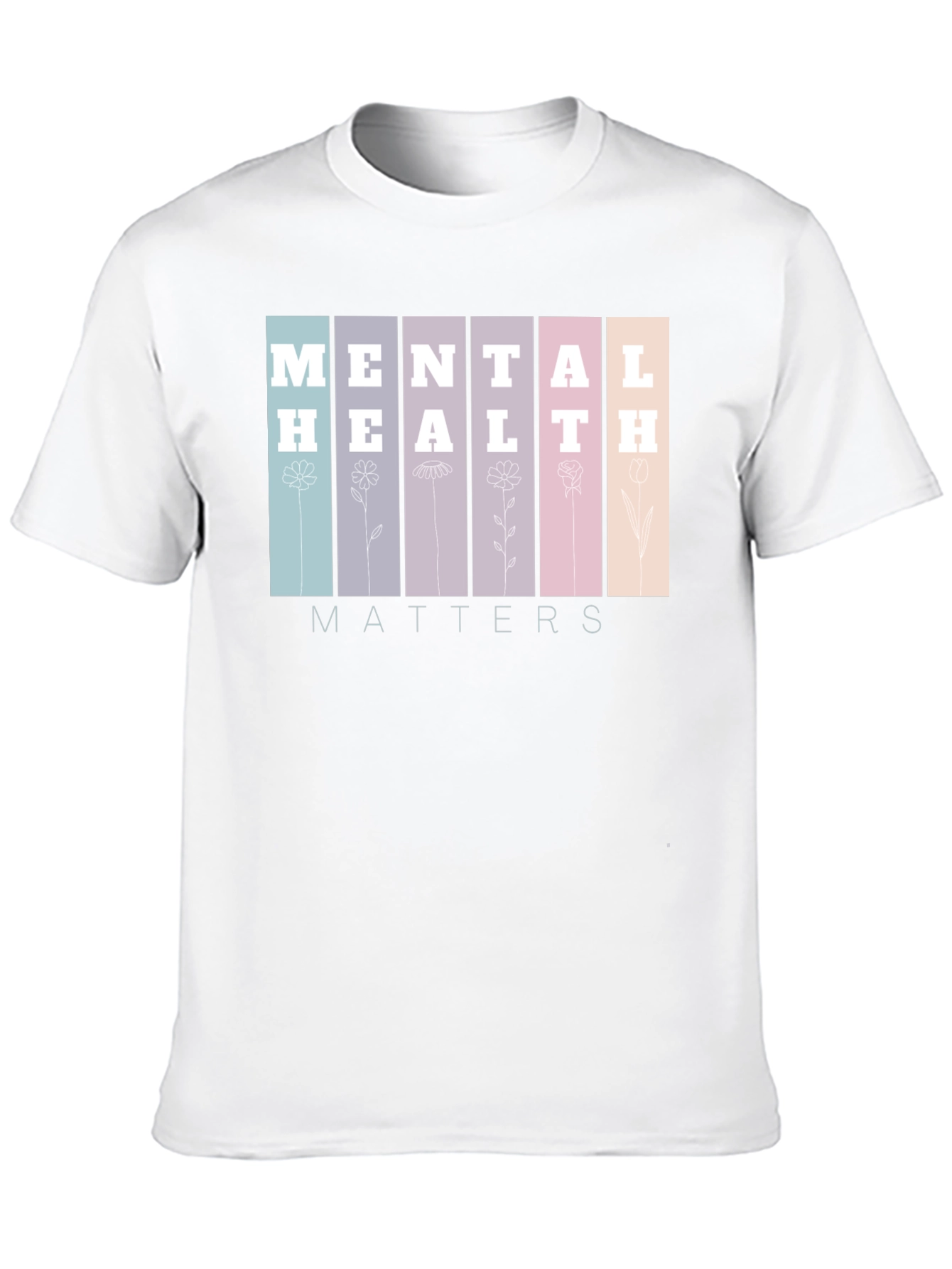 Black Mental Health Matters Black T-Shirt view 10