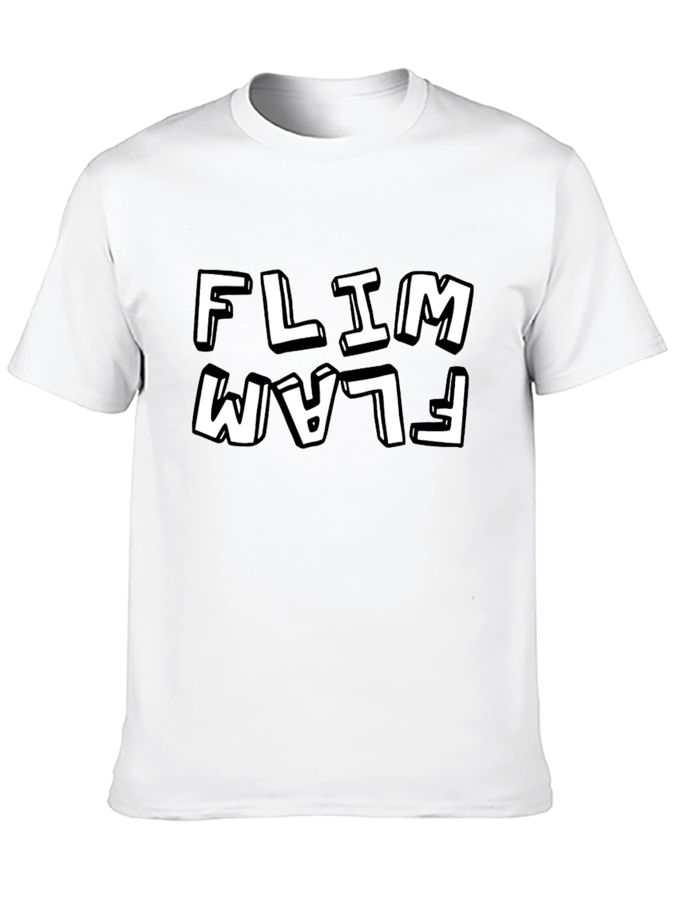 Black Flim Flam Black Graphic Tee - Men's Short Sleeve view 10