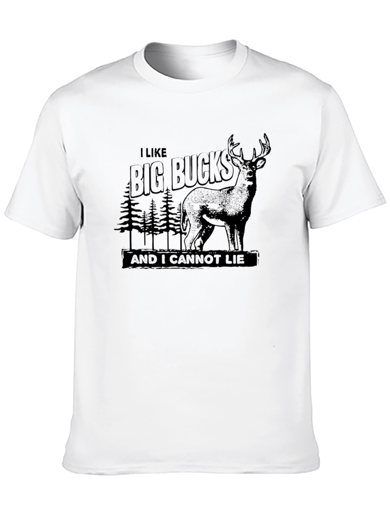Black I Like Big Bucks T-Shirt - Hunting Season Apparel view 10