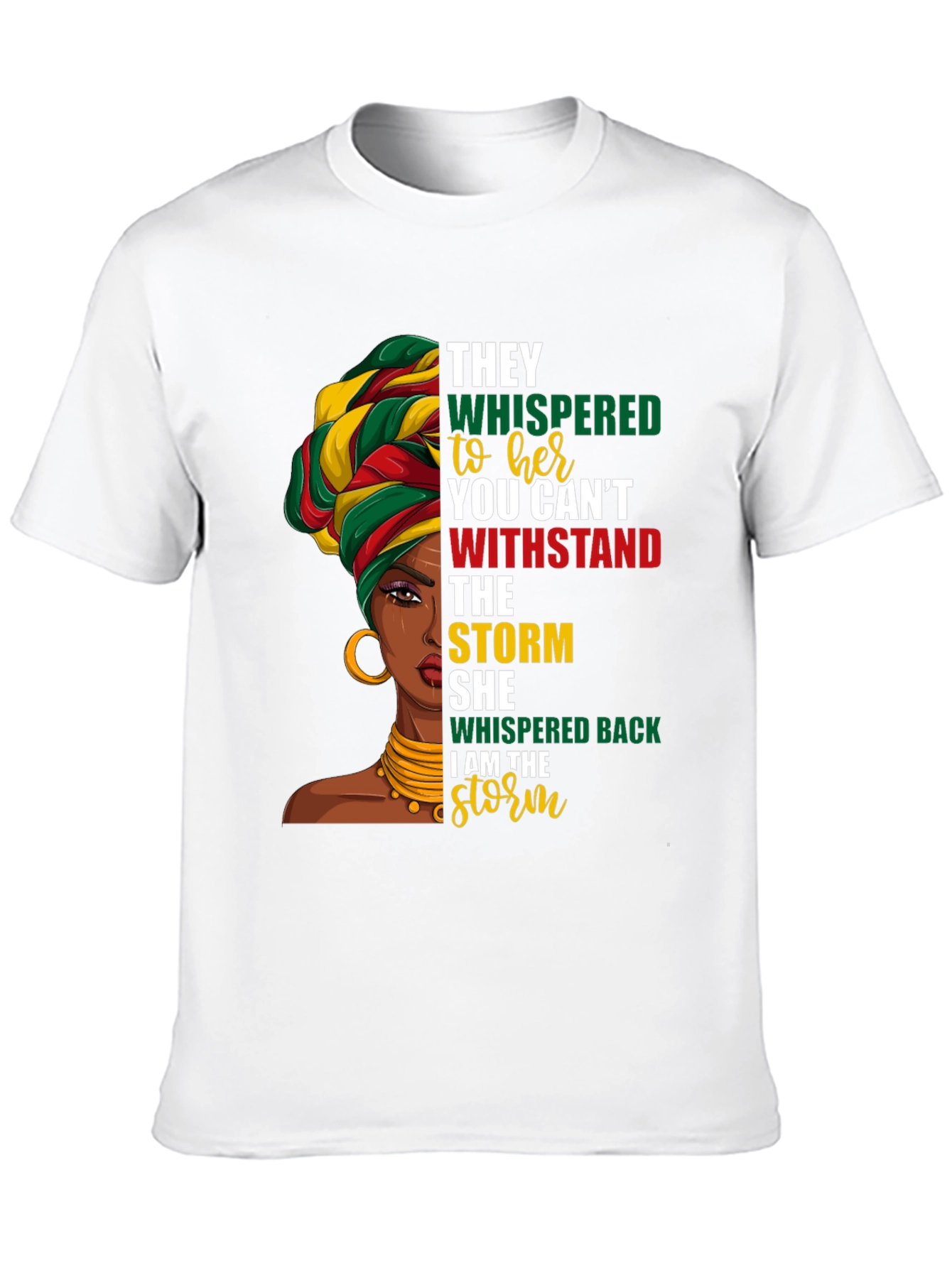 Black I am the Storm Graphic T-Shirt view 10