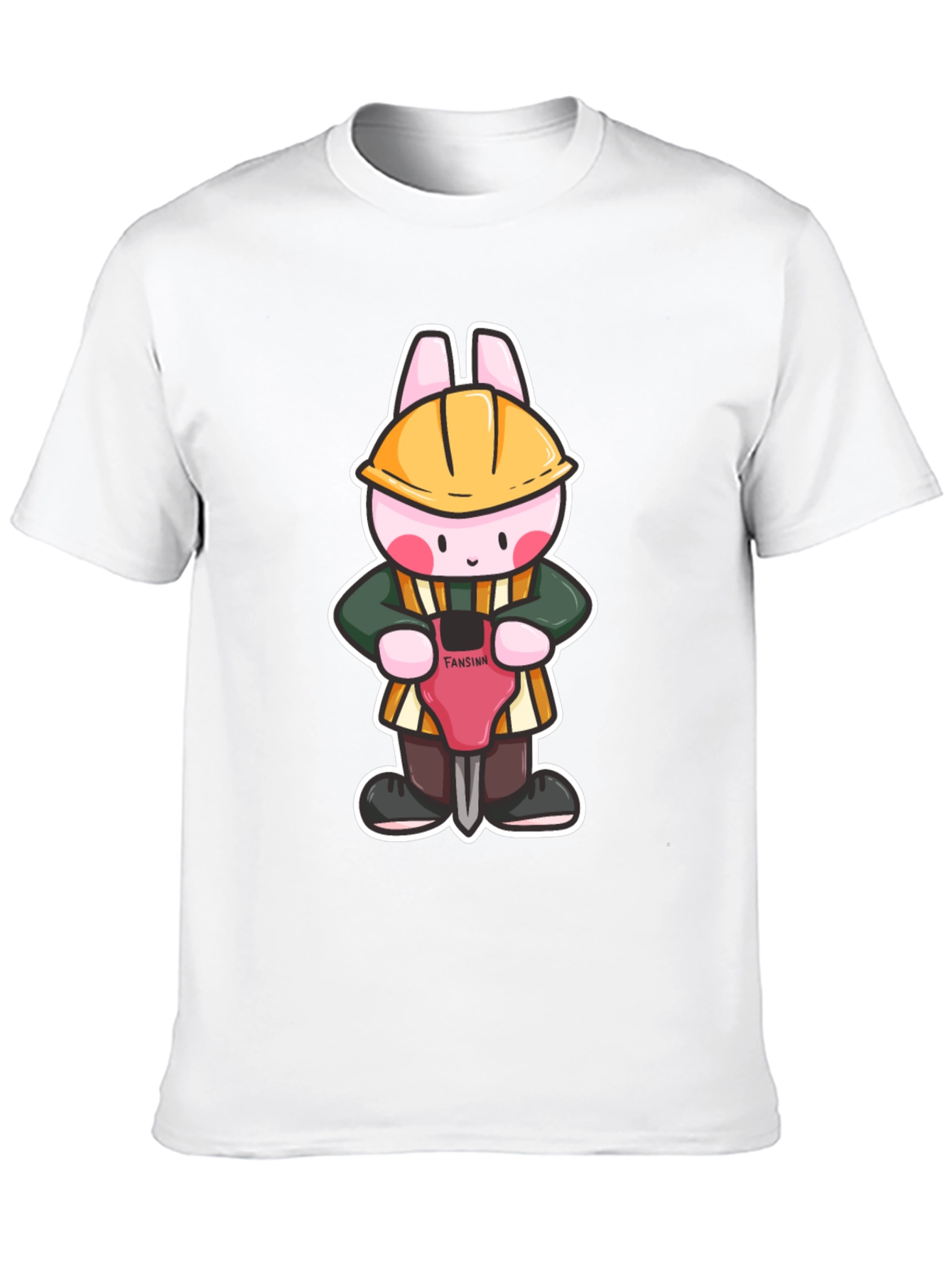Black Bunny Builder Graphic Tee - Black view 10