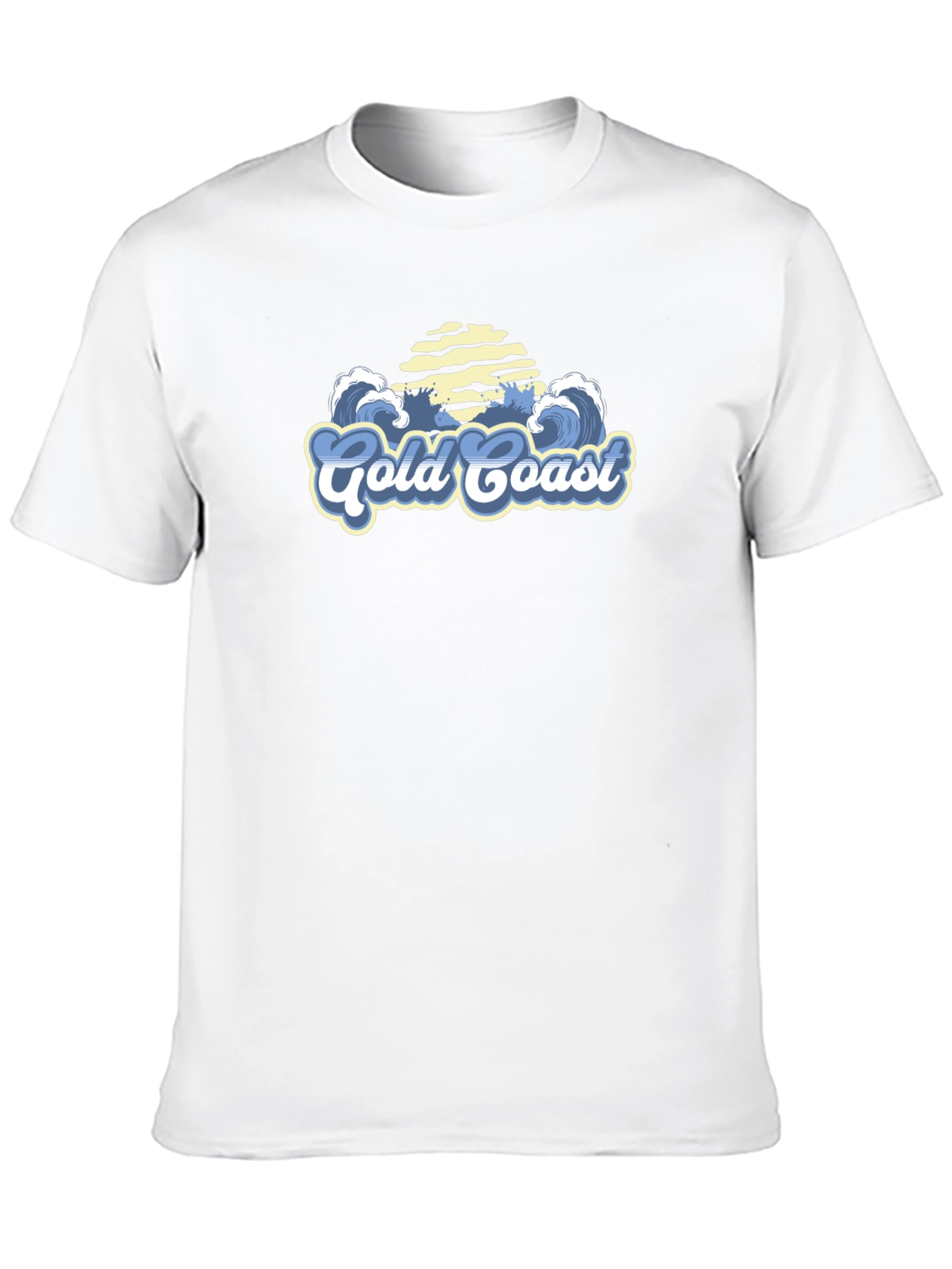 Black Gold Coast Graphic T-Shirt - Summer Vibe view 10