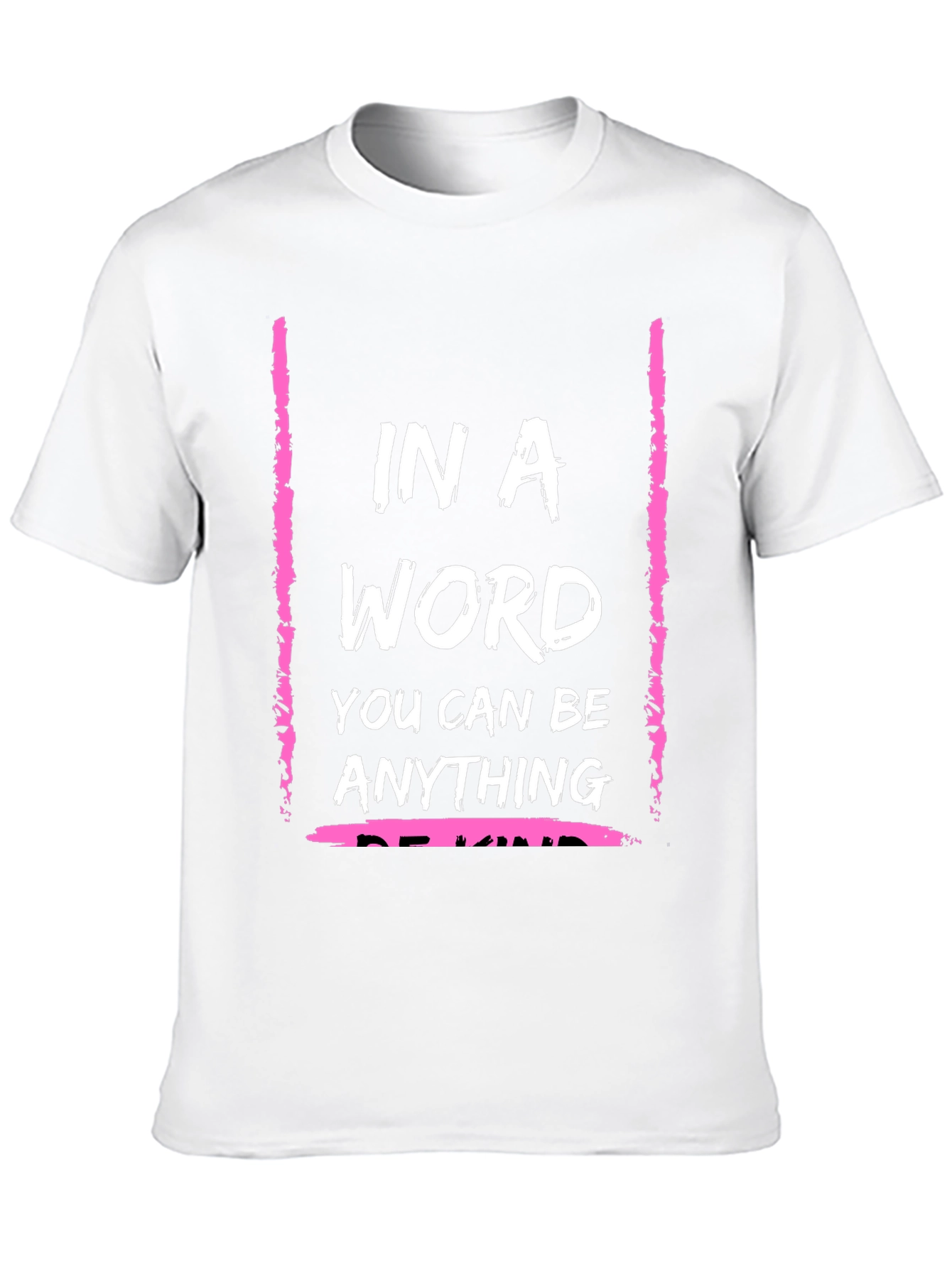 Black In A World Be Kind Graphic Tee view 10