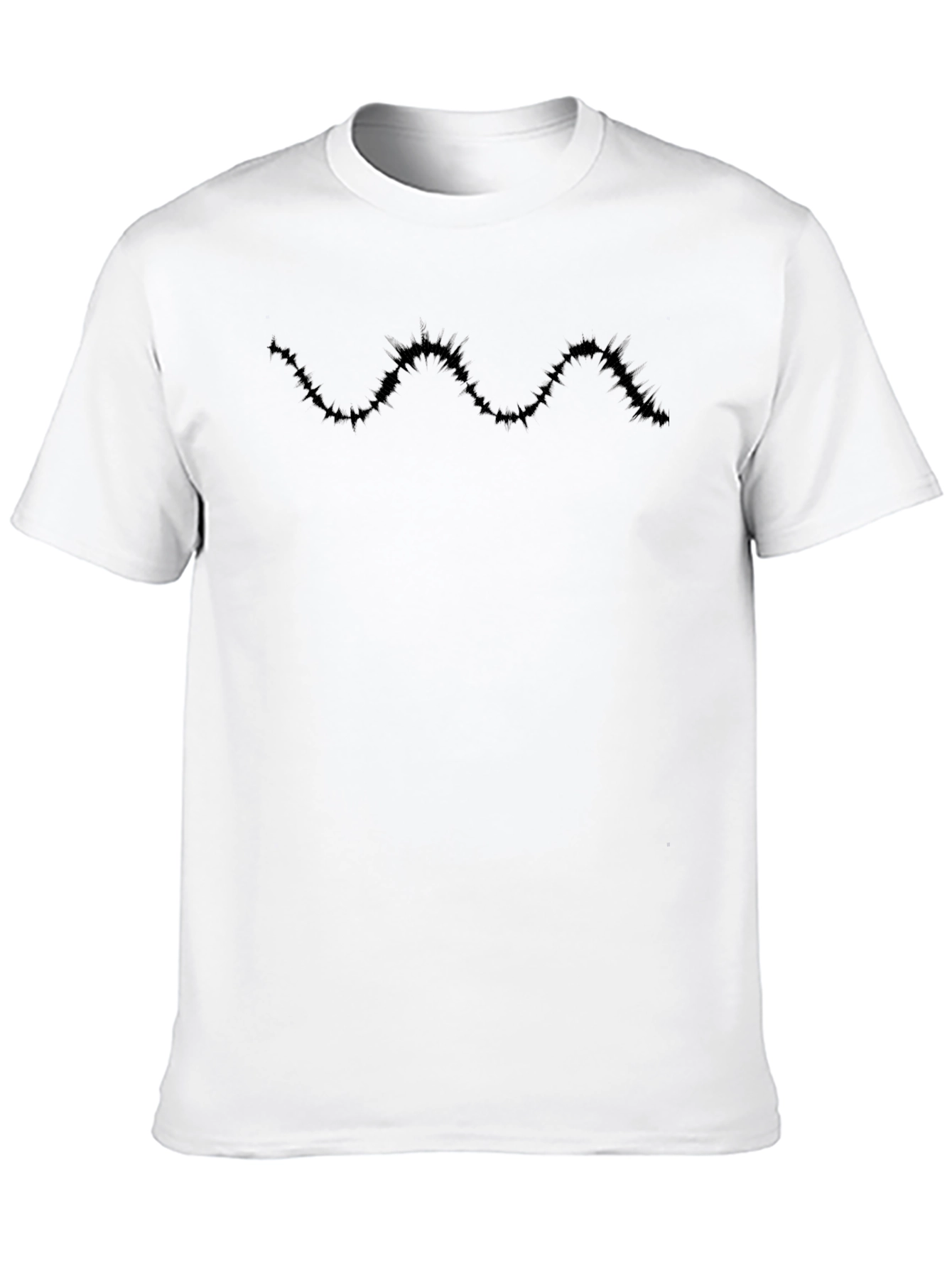 Black Edgy Graphic Print Tee view 10