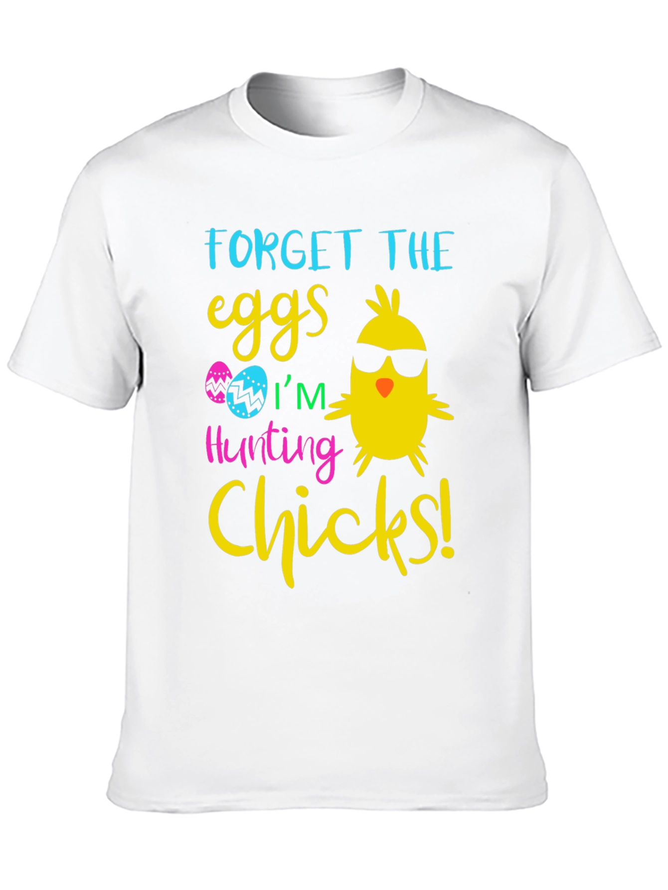 Black Funny Easter Chick T-Shirt view 10