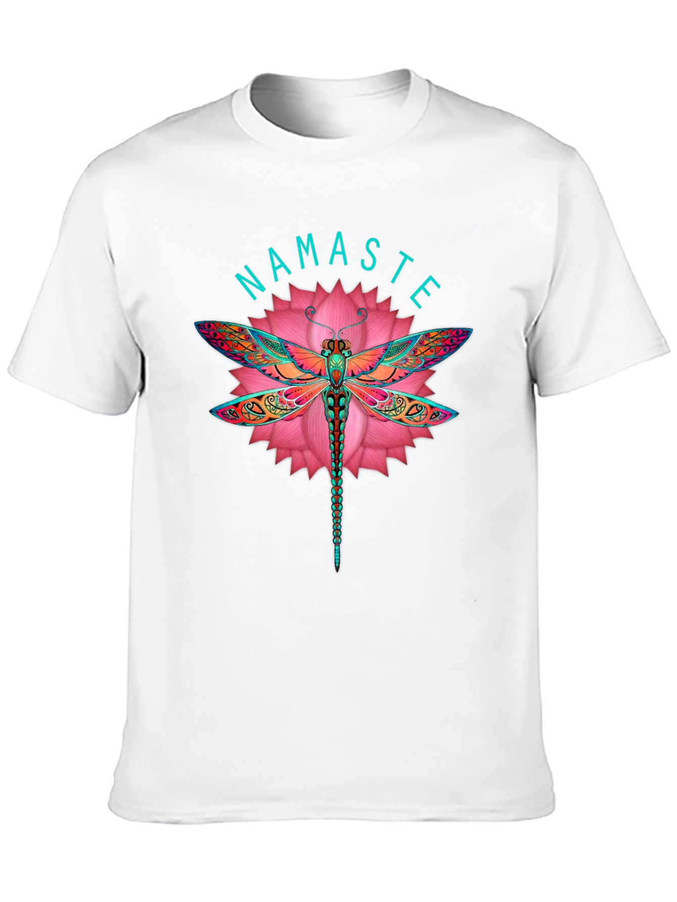 Black Namaste Dragonfly Graphic Tee view 10