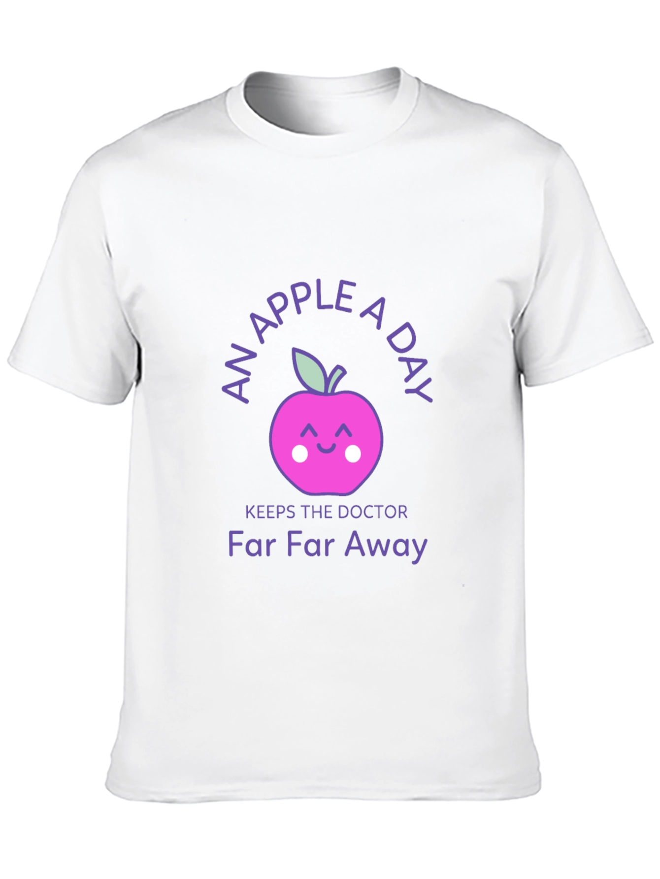 Black An Apple a Day Graphic Tee - Keeps the Doctor Away! view 10
