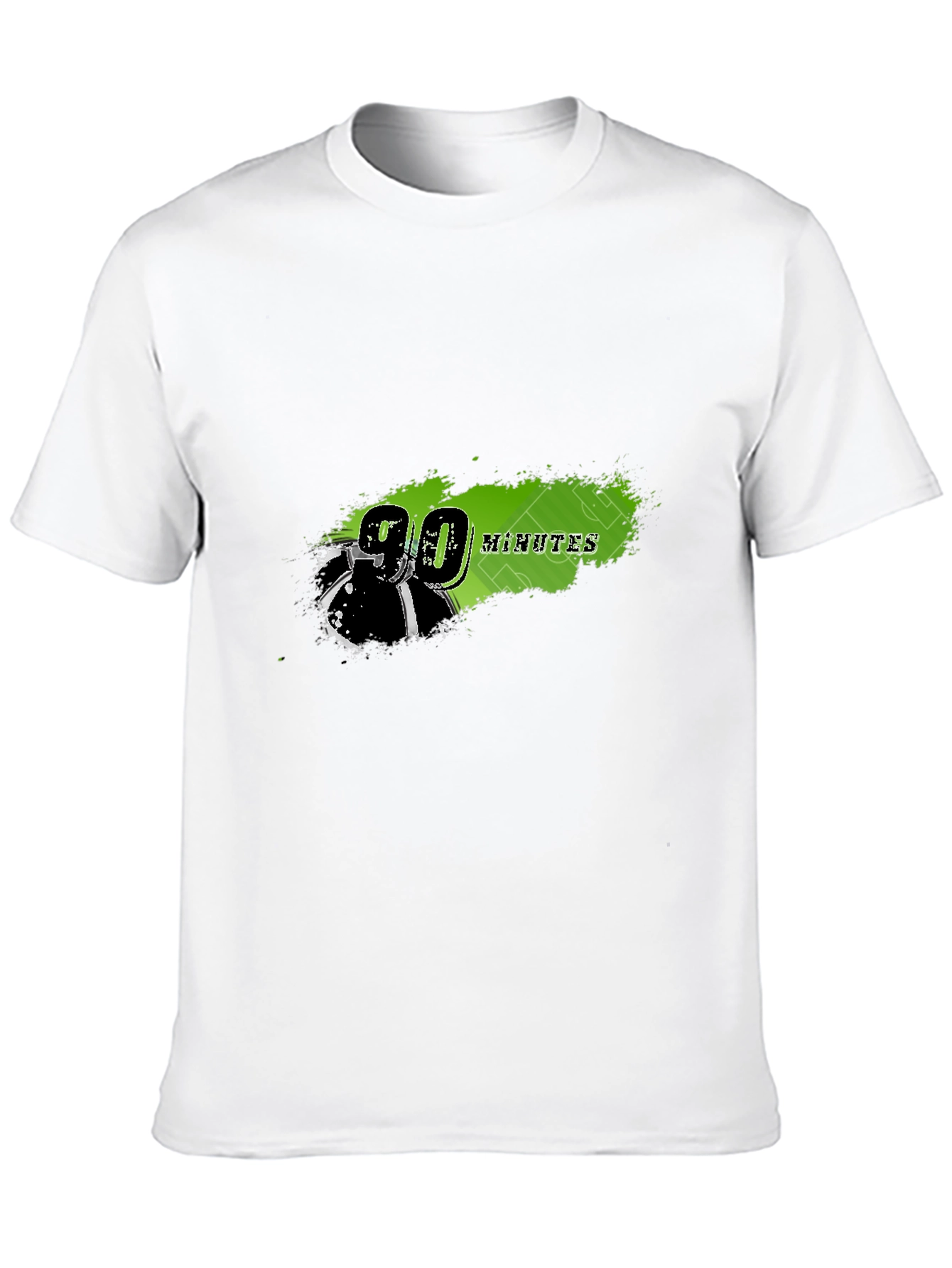 Black 90 Minutes Football Graphic T-Shirt view 10