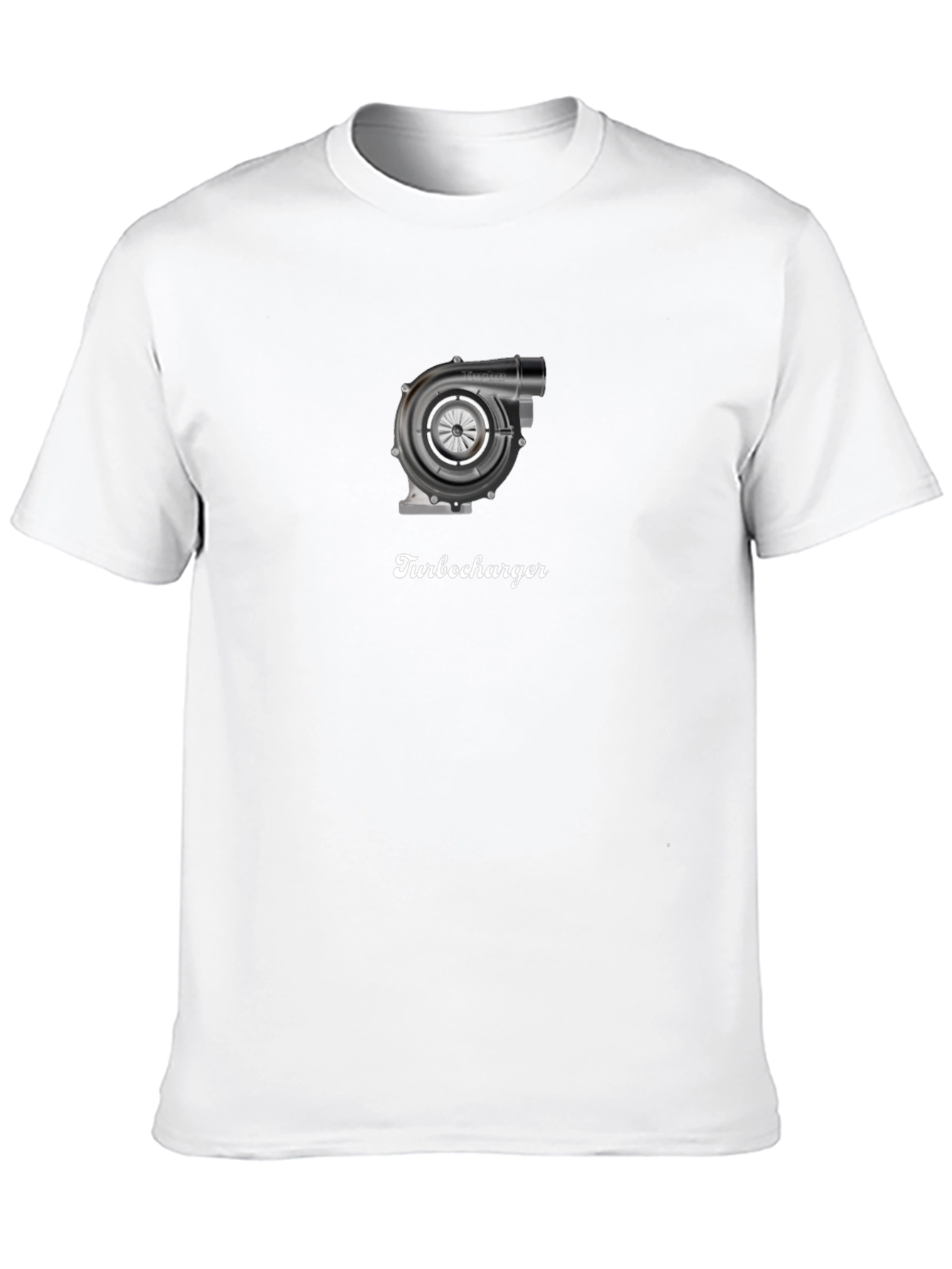 Black Turbocharger Graphic T-Shirt - Black view 10
