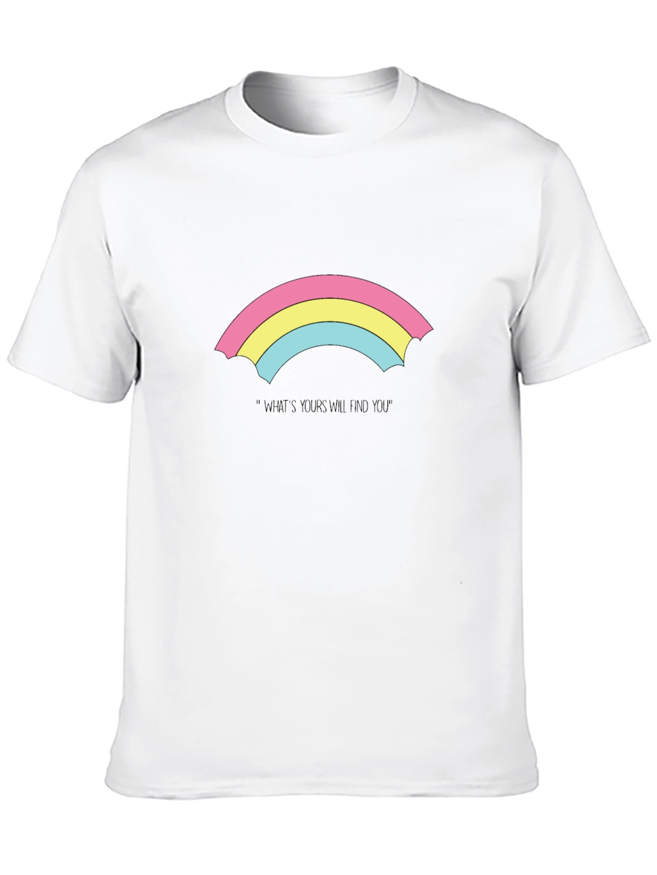 Black Rainbow Pride T-Shirt - "What's Yours Will Find You" view 10
