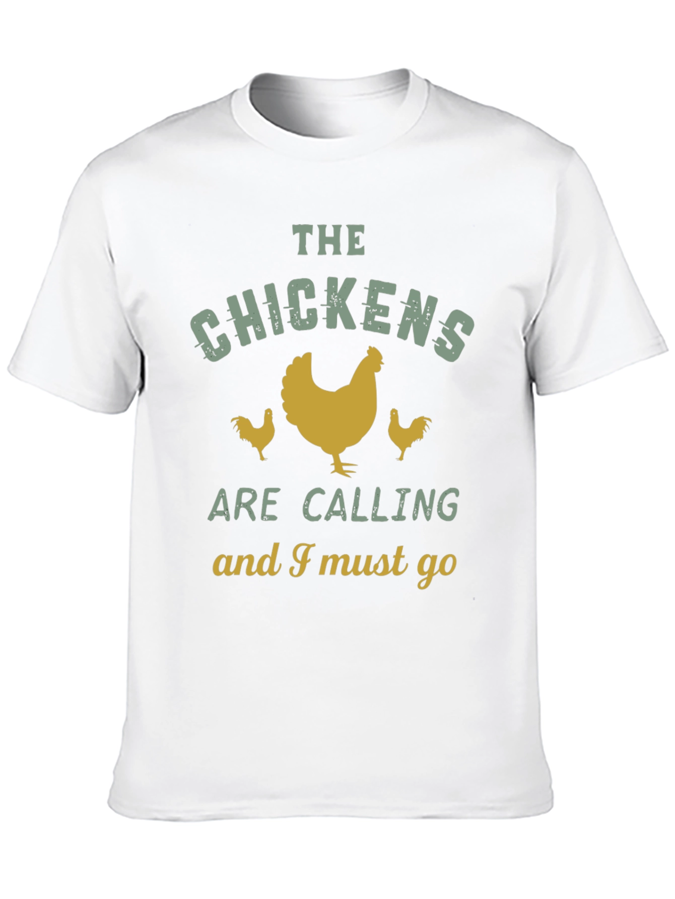 Black Chicken Lover T-Shirt: The Chickens Are Calling view 10