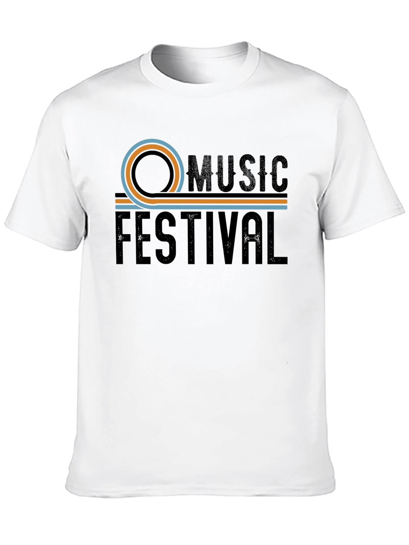 Black Music Festival Retro Graphic Black Tee view 10
