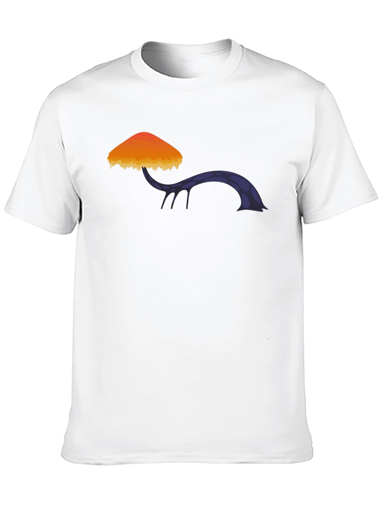 Black Mushroom Graphic Tee - Stylish Cotton Blend view 10