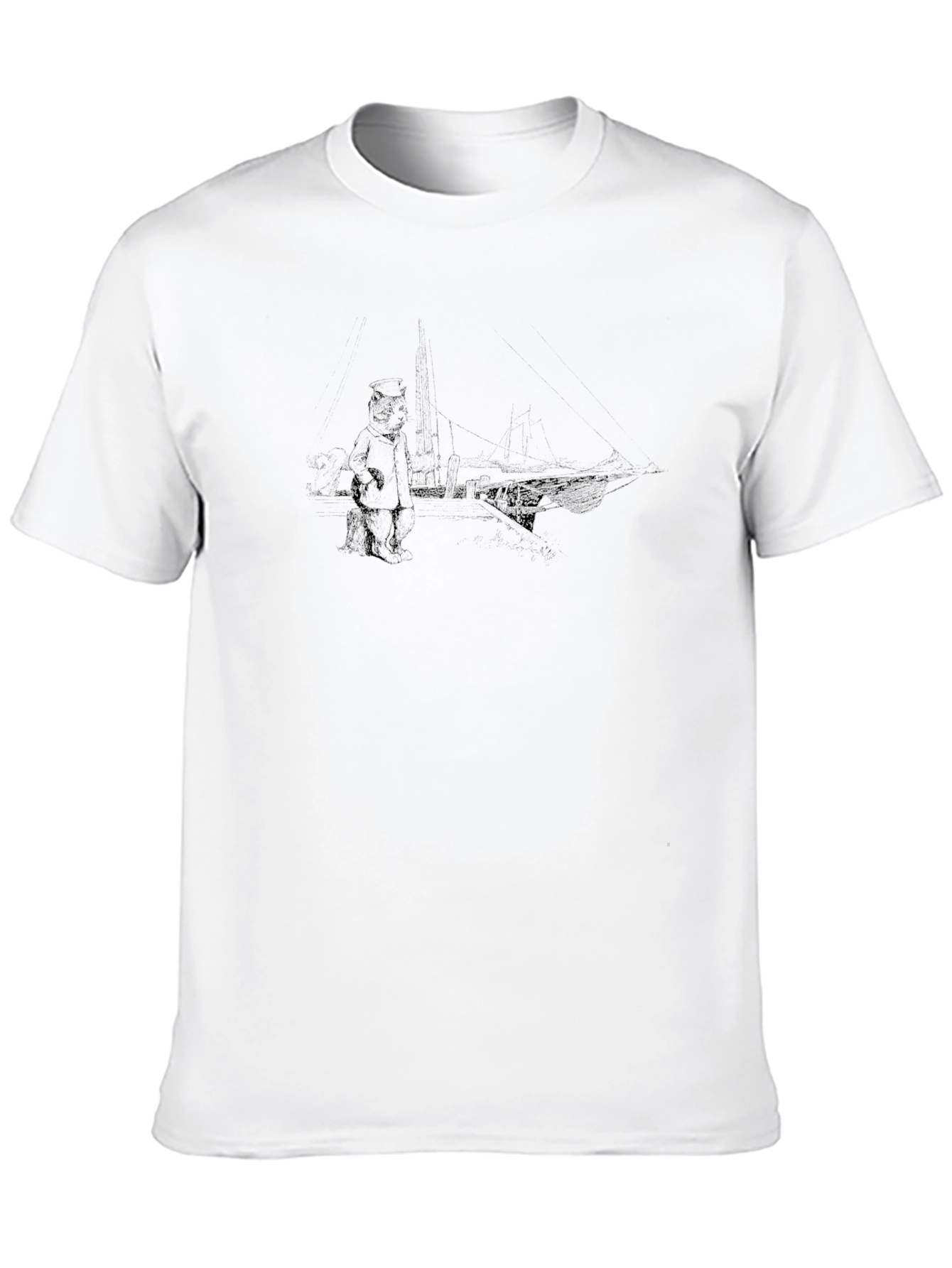 Black Black Graphic Print T-Shirt view 10