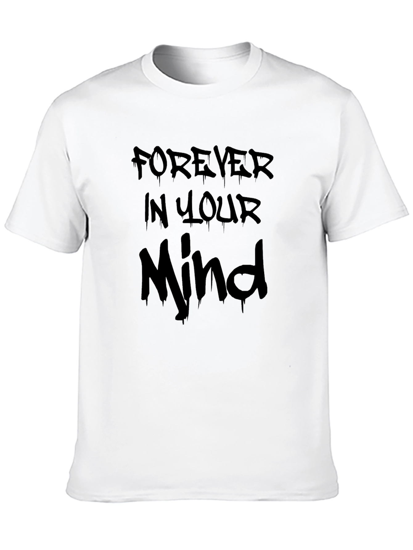 Black Forever In Your Mind Graphic Tee - Men's Black T-Shirt view 10