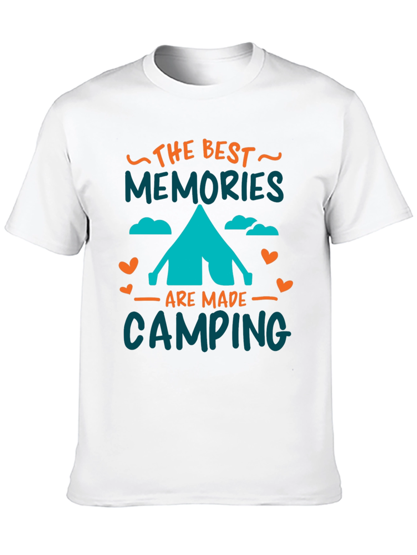 Black Camping Memories Tee: Adventure Awaits view 10