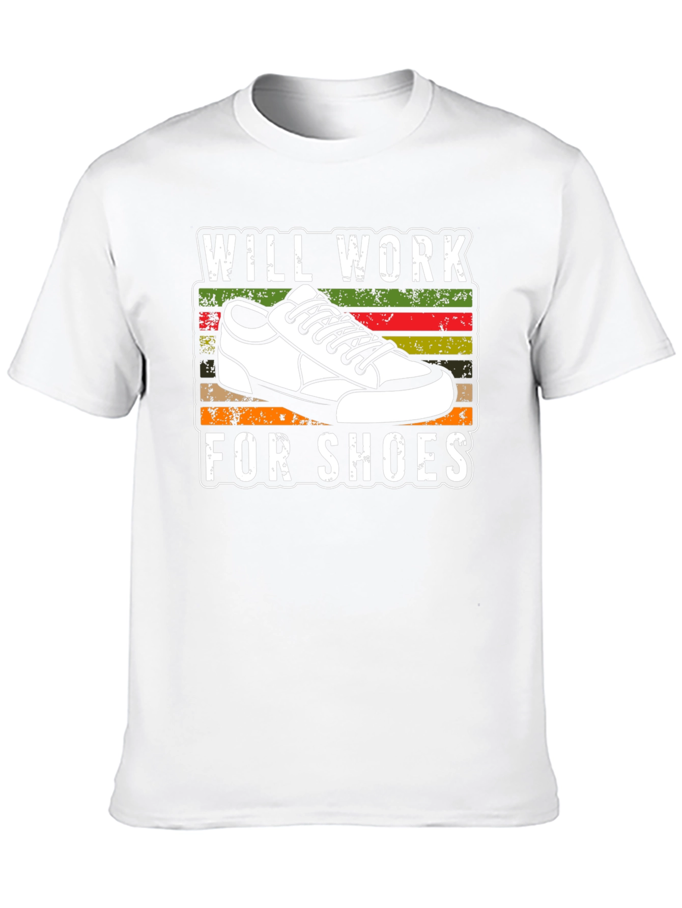 Black Will Work For Shoes T-Shirt view 10