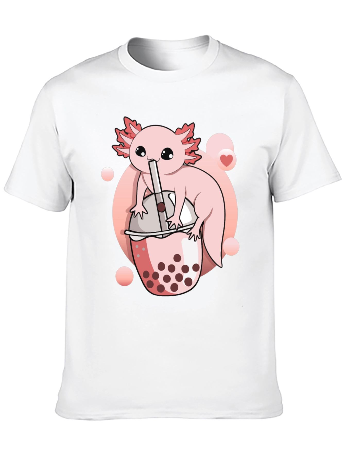 Black Axolotl Boba Tea Graphic Tee view 10