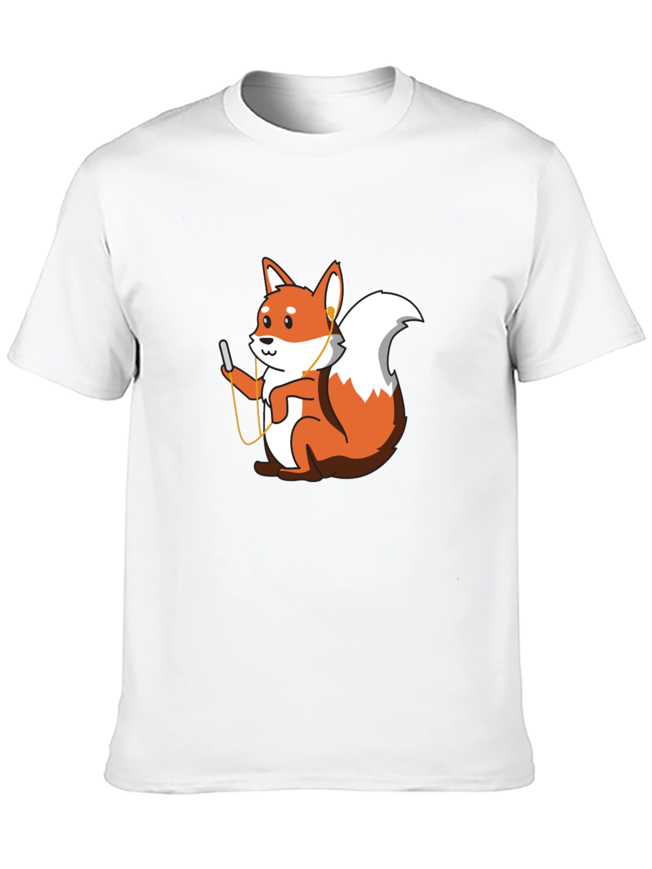 Black Fox Music Lover Graphic T-Shirt view 10