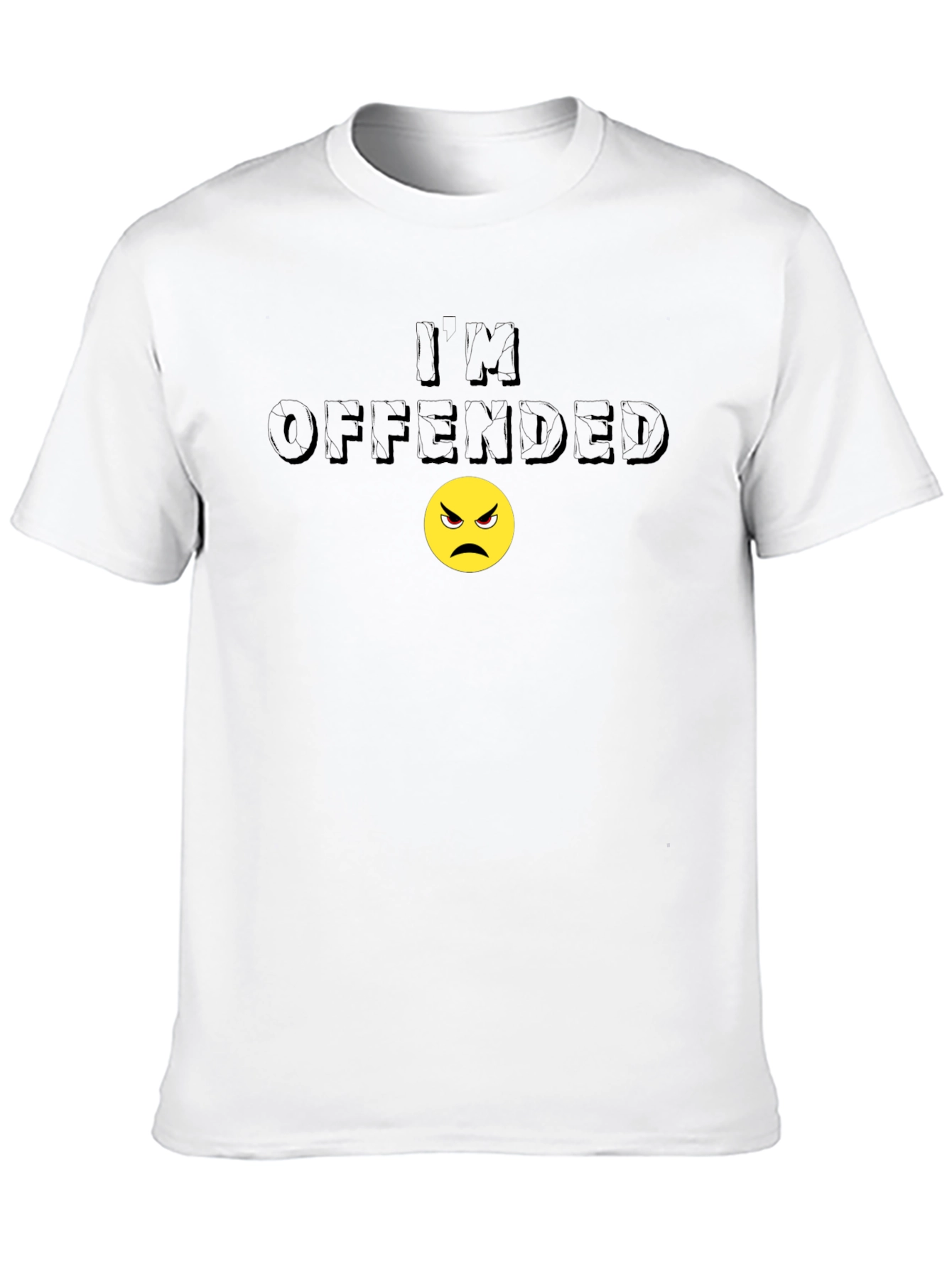 Black I'm Offended T-Shirt - Humorous Graphic Tee view 10