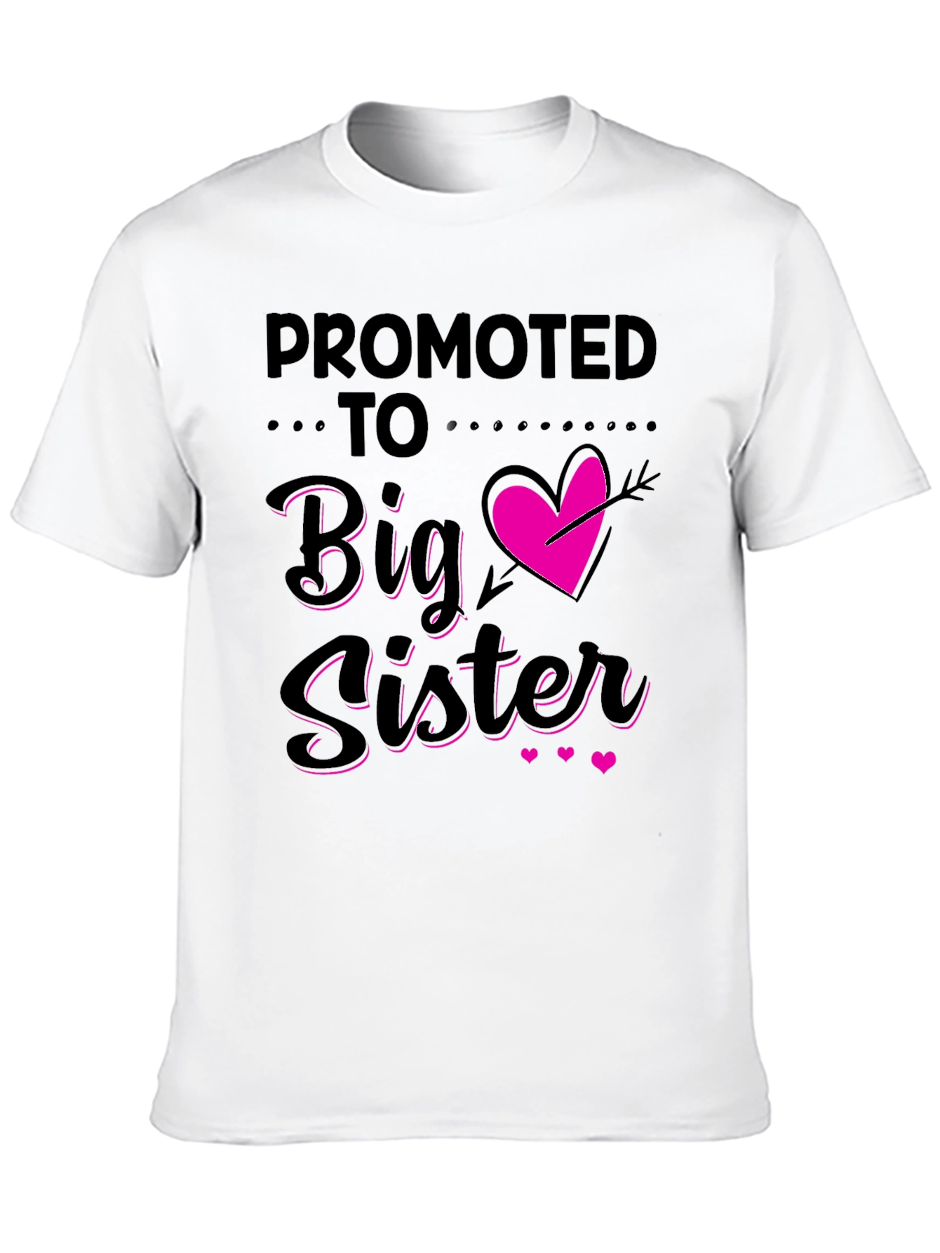 Black Promoted to Big Sister T-Shirt view 10